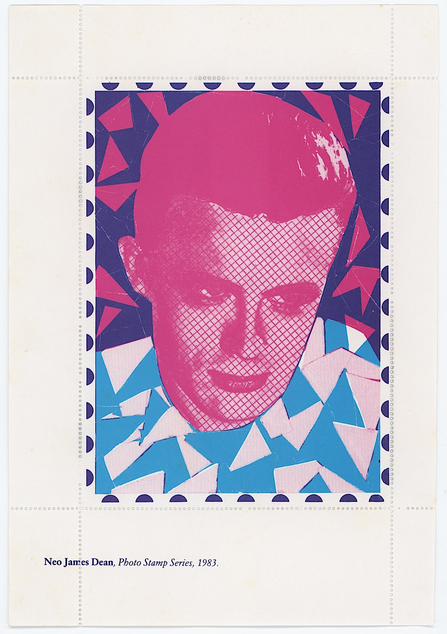 GINNY LLOYD Vintage Original Inter DADA 84 Stamps Design (1 of 2)