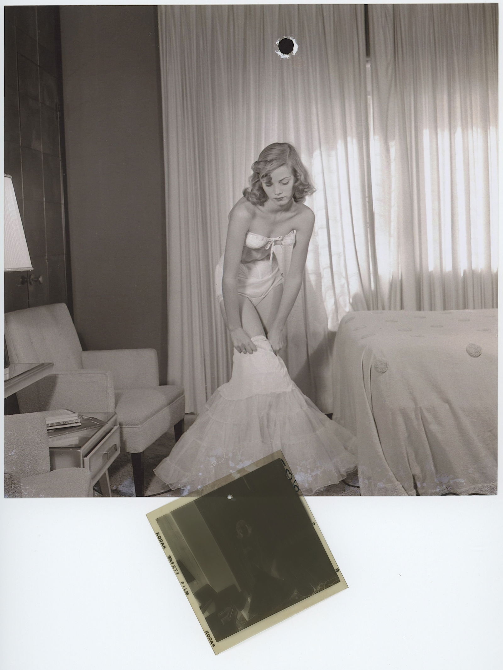 1950s BUNNY YEAGER Pin-Up Negative Photograph of ALTA WHIPPLEwith Copyright Transfer (1 of 4)