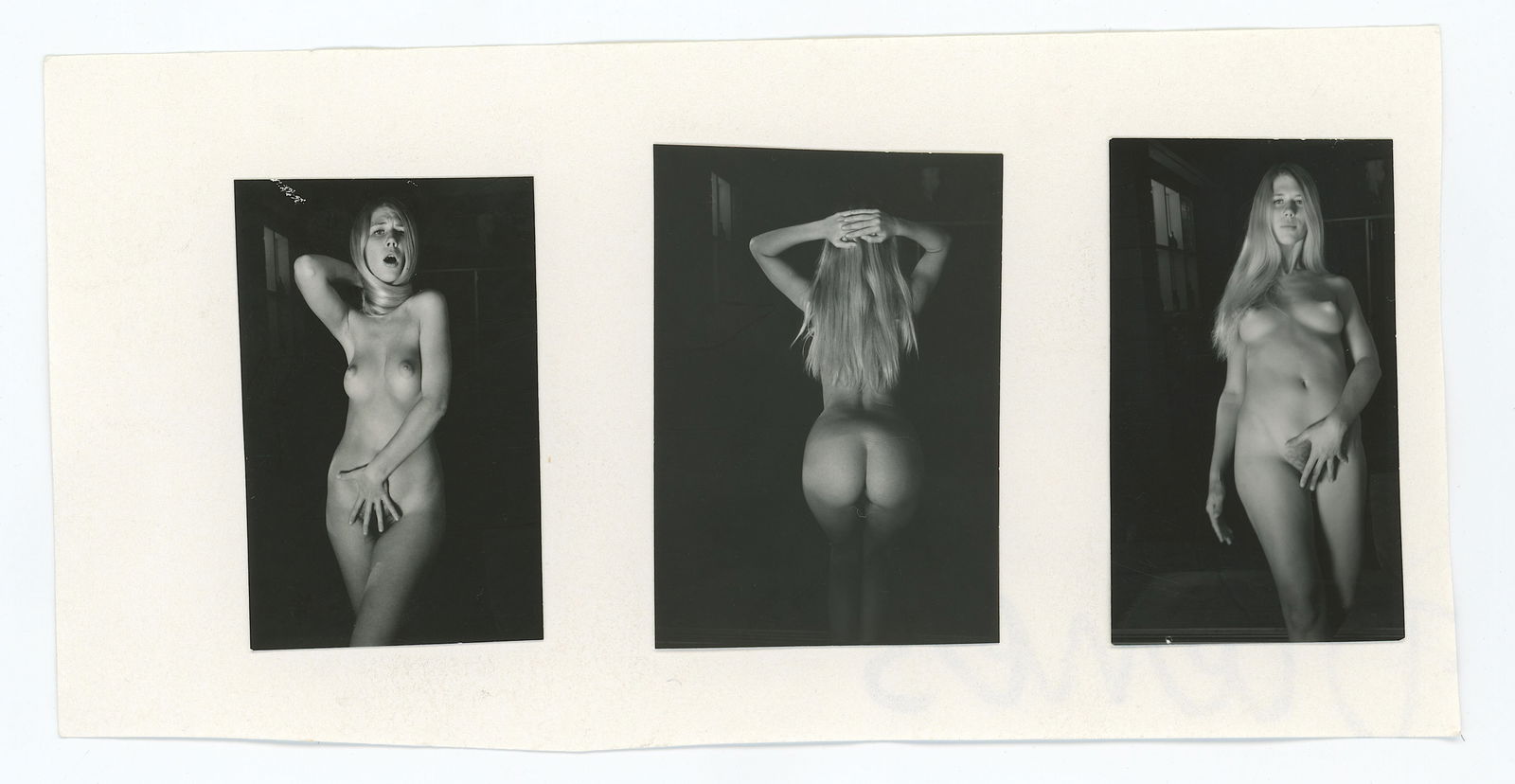 ANDRÉ DE DIENES Vintage Set 3 Photos 1950s-1960s Nude Study: The provenance of this photo is from the estate/archives of notable photographer André de Dienes (Hungarian 1913 - 1986) in CA. André de Dienes is a well-known photographer, especially recognized fo