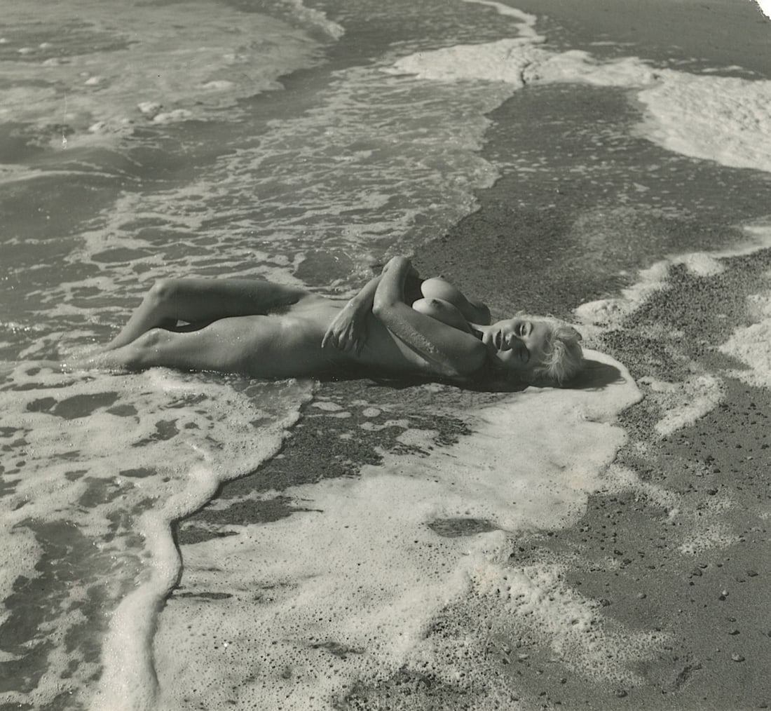 ANDRÉ DE DIENES Vintage Photo 1950s-1960s Nude Study (1 of 3)