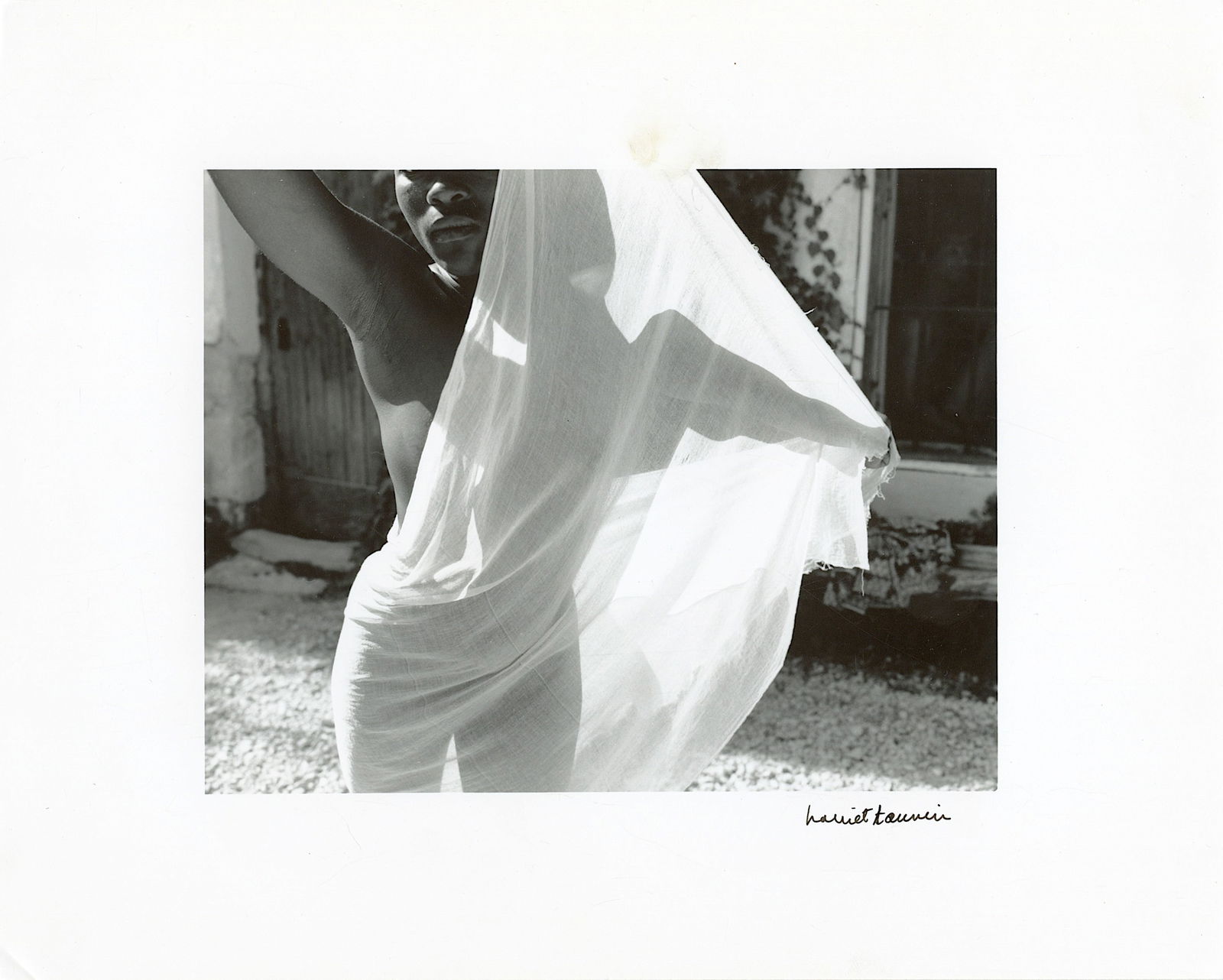 Original Signed Photo HARRIET TANNIN (1929-2009): Harriet Tannin, photographer, painter, sculptor, political activist, writer and lecturer was born April 26, 1929. She is best known for her modernist, pioneer work with woven photography and her non-o