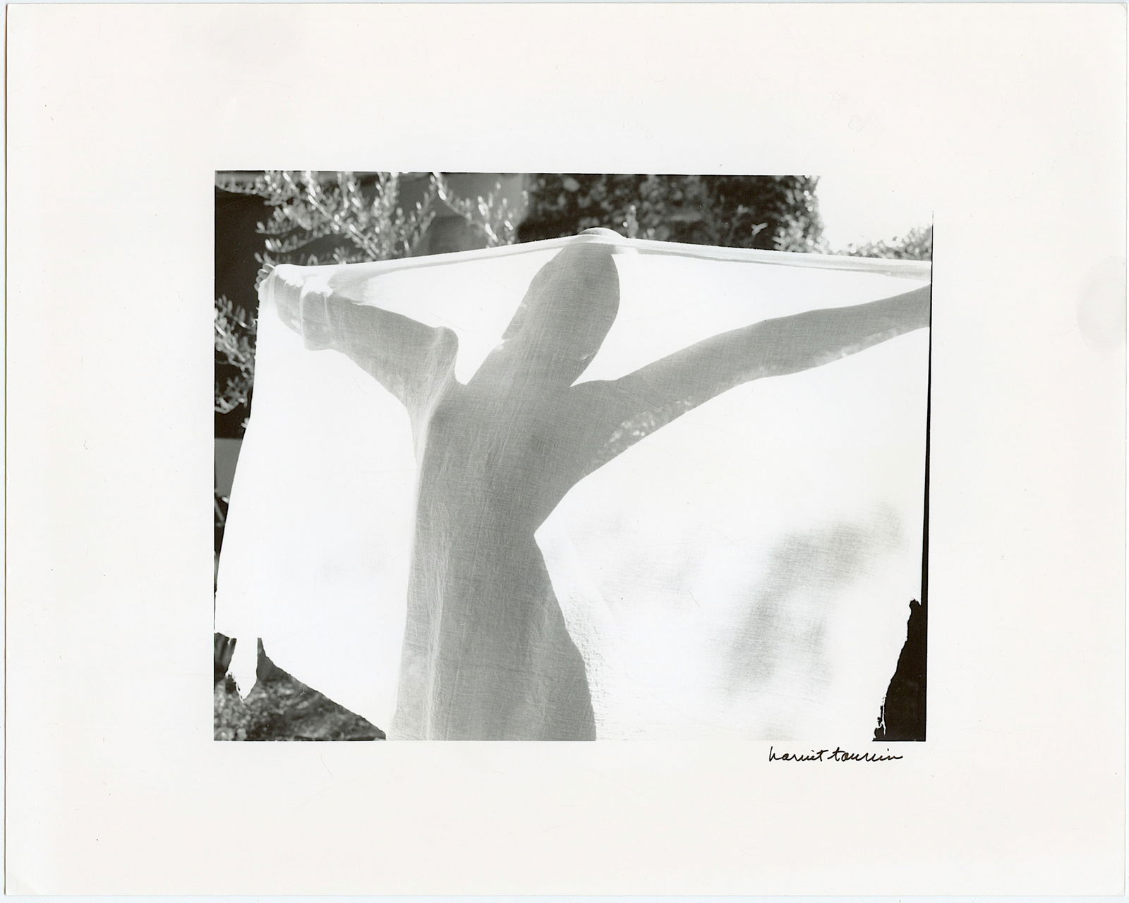 Original Signed Photo HARRIET TANNIN (1929-2009): Harriet Tannin, photographer, painter, sculptor, political activist, writer and lecturer was born April 26, 1929. She is best known for her modernist, pioneer work with woven photography and her non-o