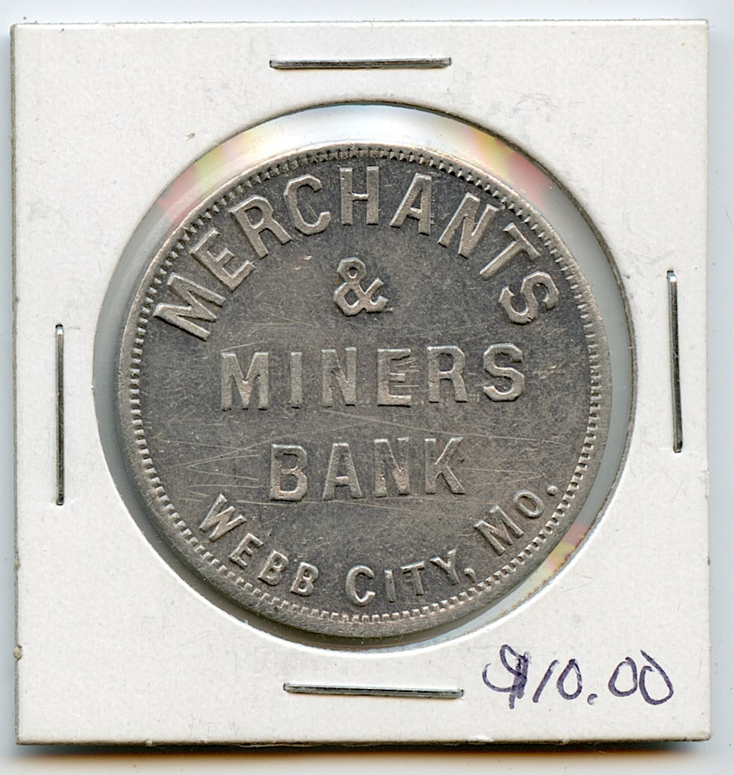 Rare Vintage Scarce Medal / Coin Collectors MerChants & Miners Bank (1 of 2)