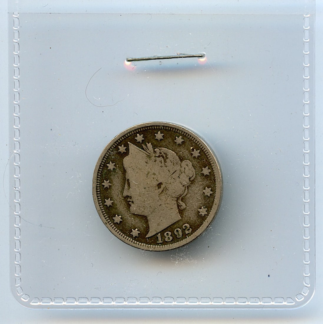 1892 US Coin Liberty V Nickel 5 cents (1 of 2)