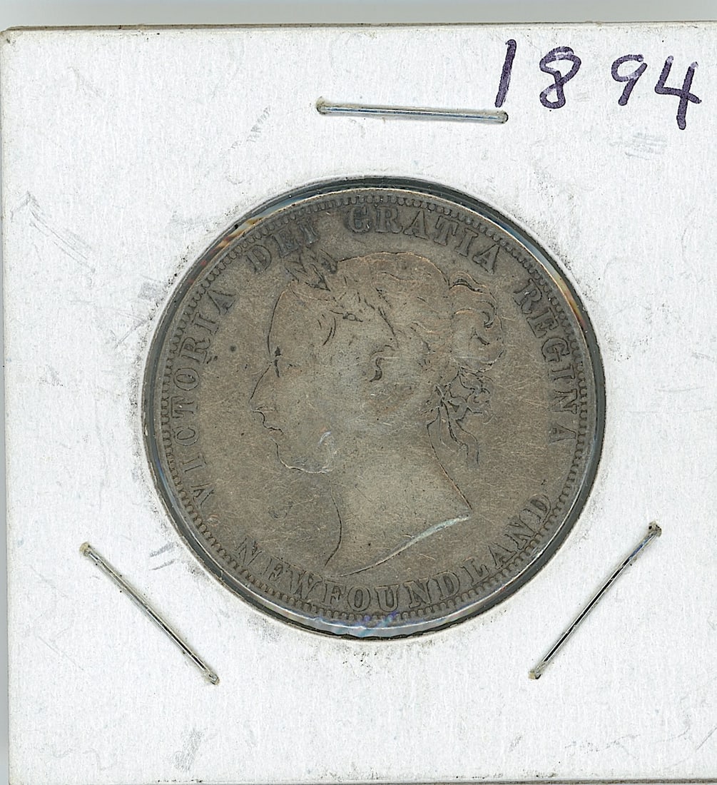 1894 Newfoundland 50 Cents Coin (1 of 2)