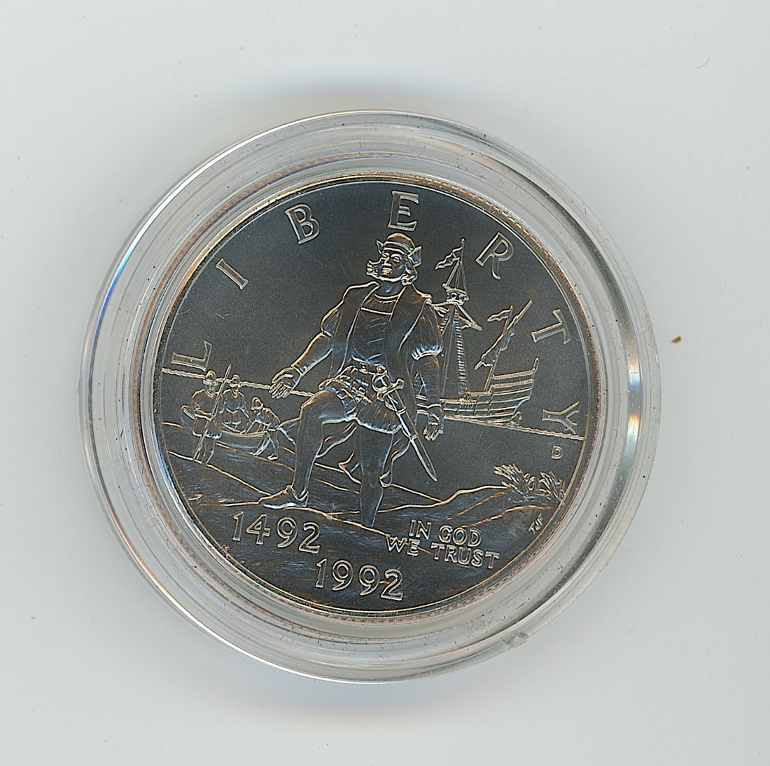 1492 - 1992 U.S. Half Dollar Coin 500th Anniversary of Columbus Discovery (1 of 2)