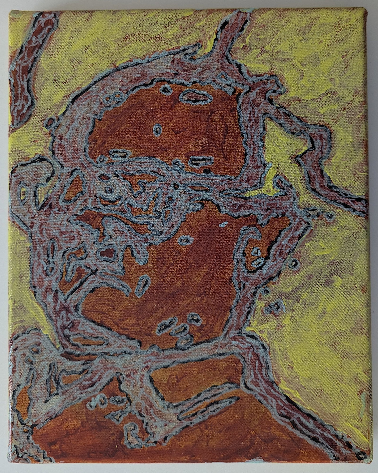 Original Art on Canvas A Portrait of SOL LEWITT Conceptual Minimalism: From the estate of Mr. Ira Licht (1938–2023) — a distinguished art historian, curator, and museum director. Mr. Licht was educated at Columbia College, where he studied art history. He later serve