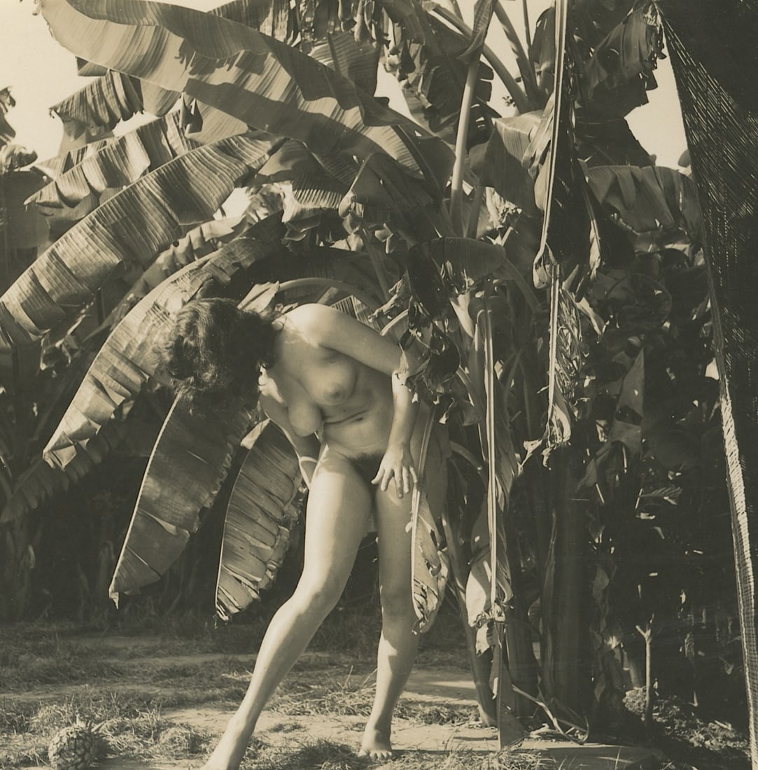 ANDRÉ DE DIENES Vintage Photo 1950s-1960s Nude Study: The provenance of this photo is from the estate/archives of notable photographer André de Dienes (Hungarian 1913 - 1986) in CA. André de Dienes is a well-known photographer, especially recognized fo