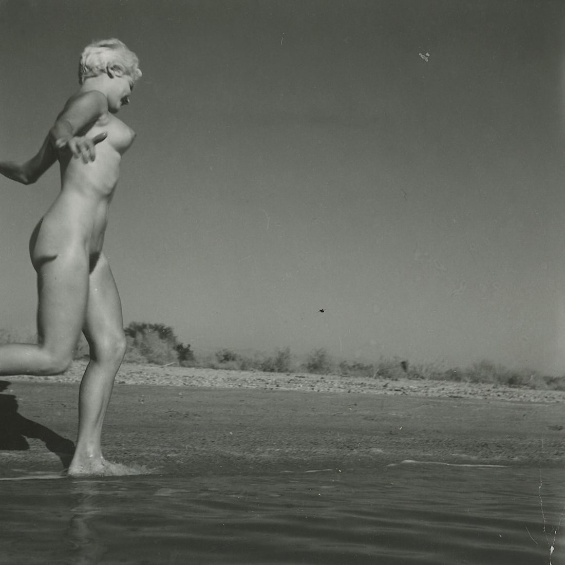 ANDRÉ DE DIENES Vintage Photo 1950s-1960s Nude Study: The provenance of this photo is from the estate/archives of notable photographer André de Dienes (Hungarian 1913 - 1986) in CA. André de Dienes is a well-known photographer, especially recognized fo