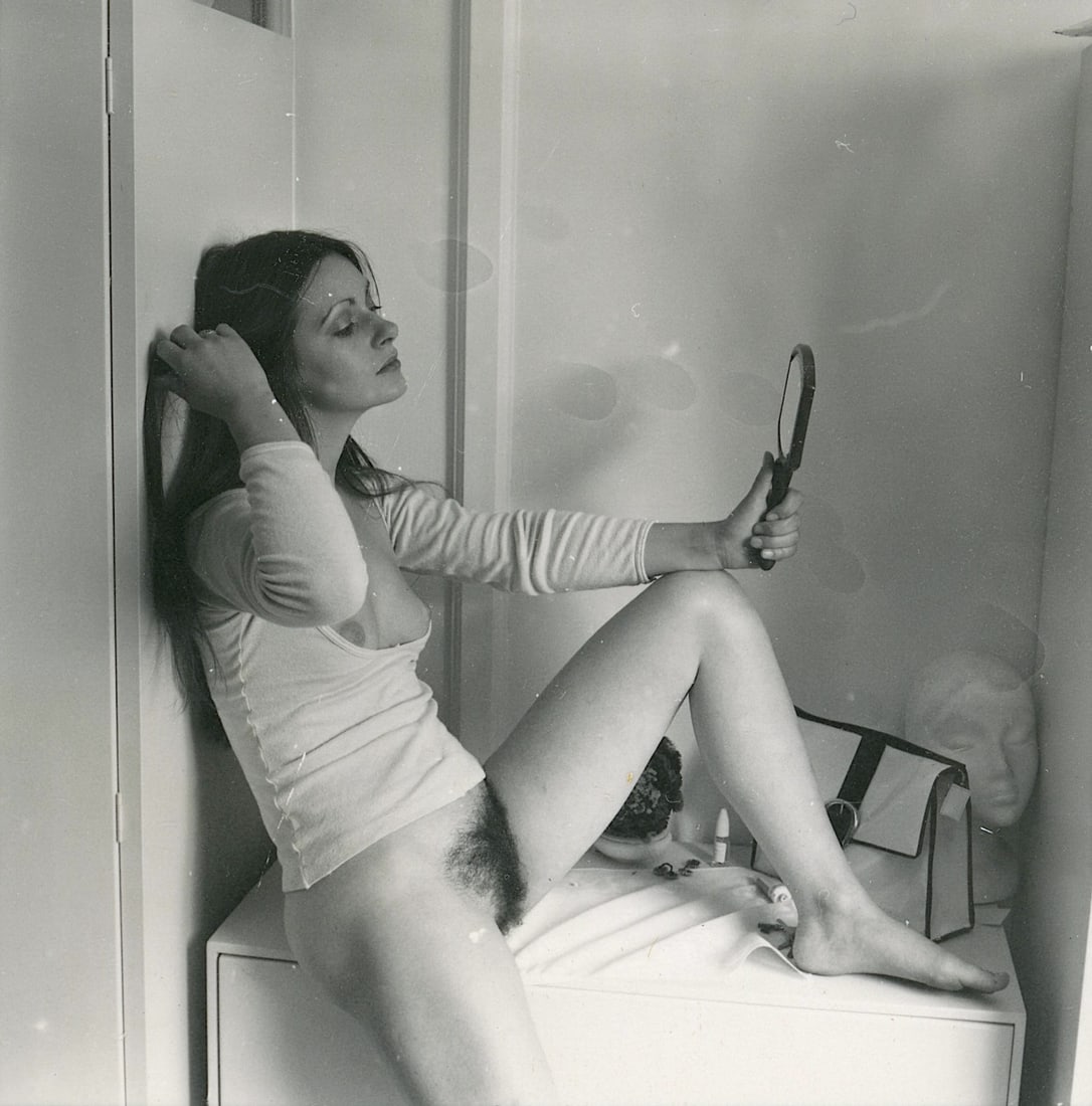 BRUCE WARLAND Vintage Photo Artistic Nude Model: The provenance is from the estate of a deceased collector in SF Area, CA. The dimensions are Approx. 2" x 2.25" (variances can occur). We have included quality images to show it's actual condition. Th