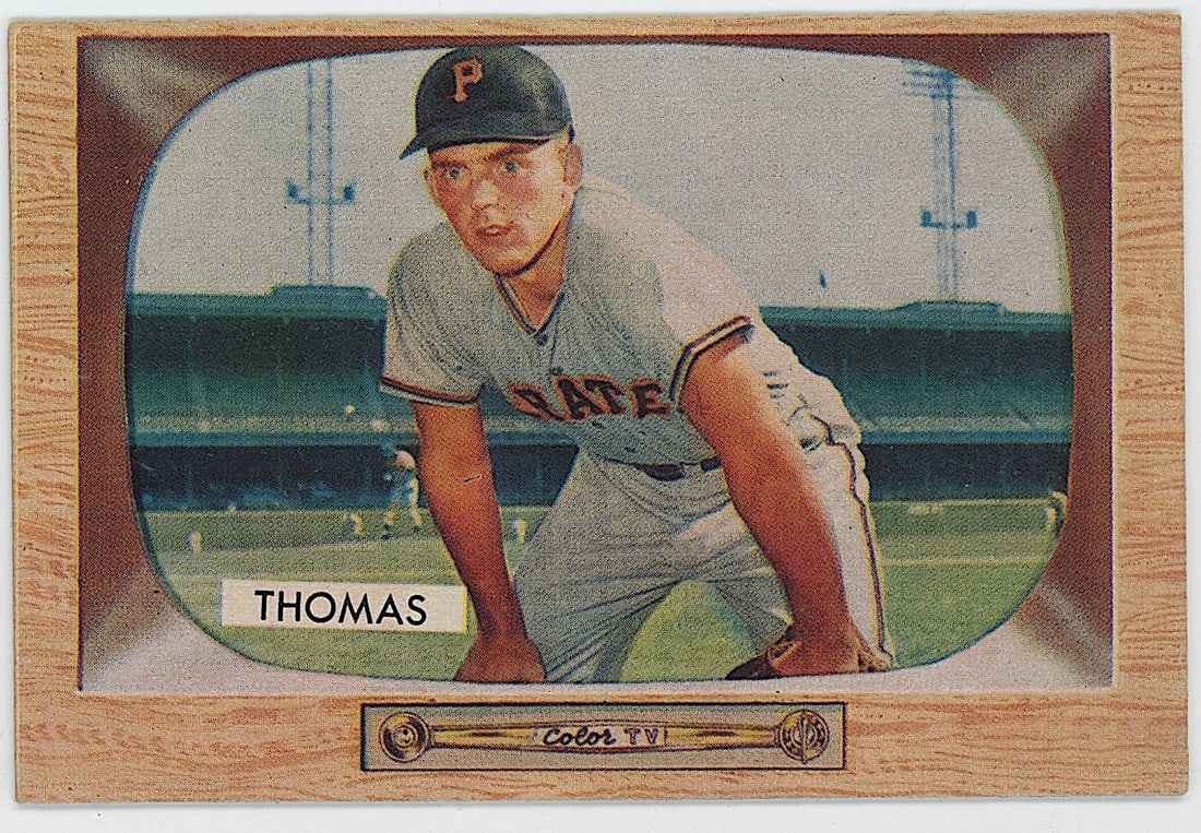 Vintage Original 1955 Bowman Baseball Card (1 of 2)