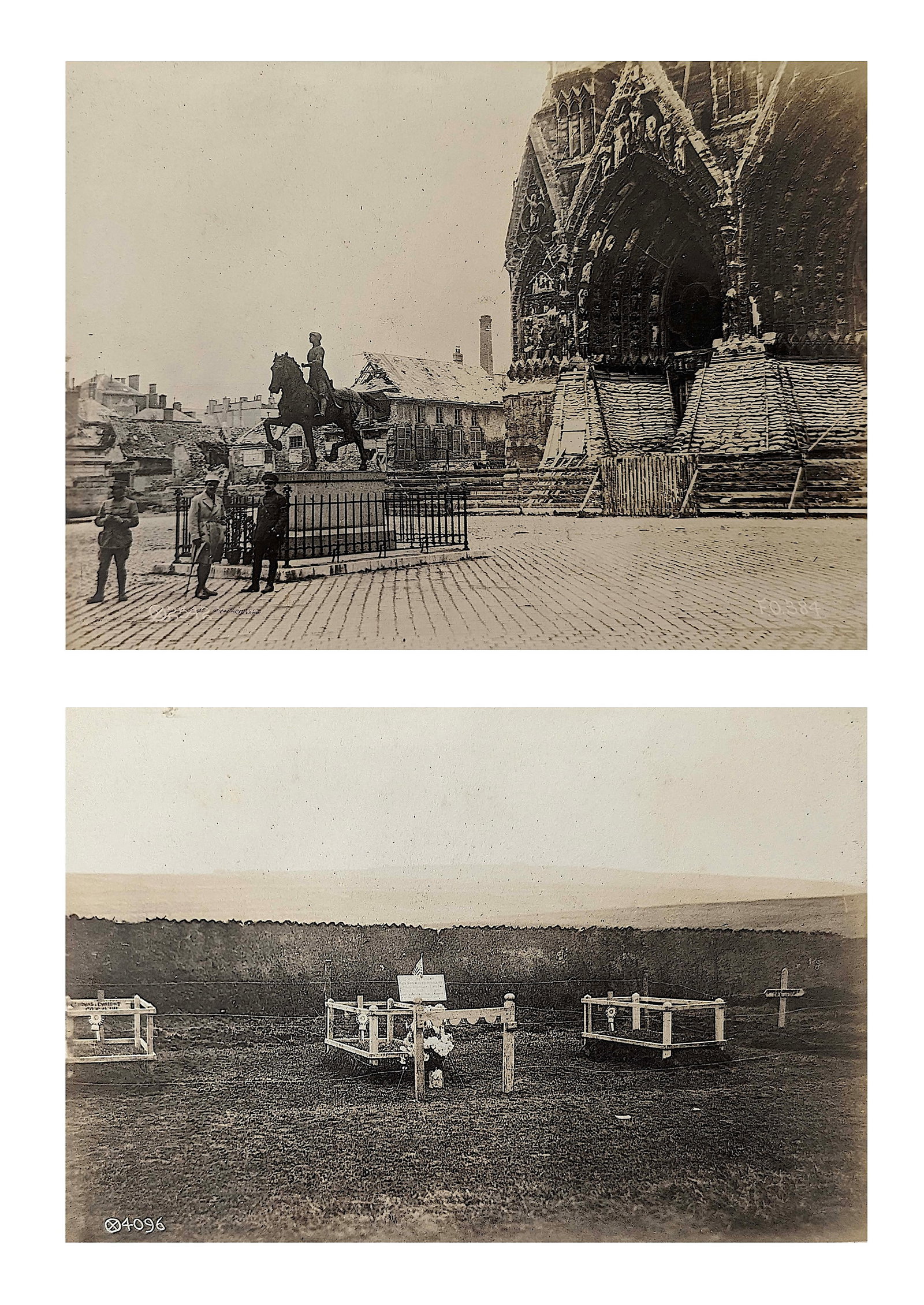 Vintage Pair Original Ca. 1910s Photos American Troops WWI: This lotincludes a scarce original pair of photographs and historical pair of original photographs of the allies troops during the WW1. Their provenance are from an antique album including original ic