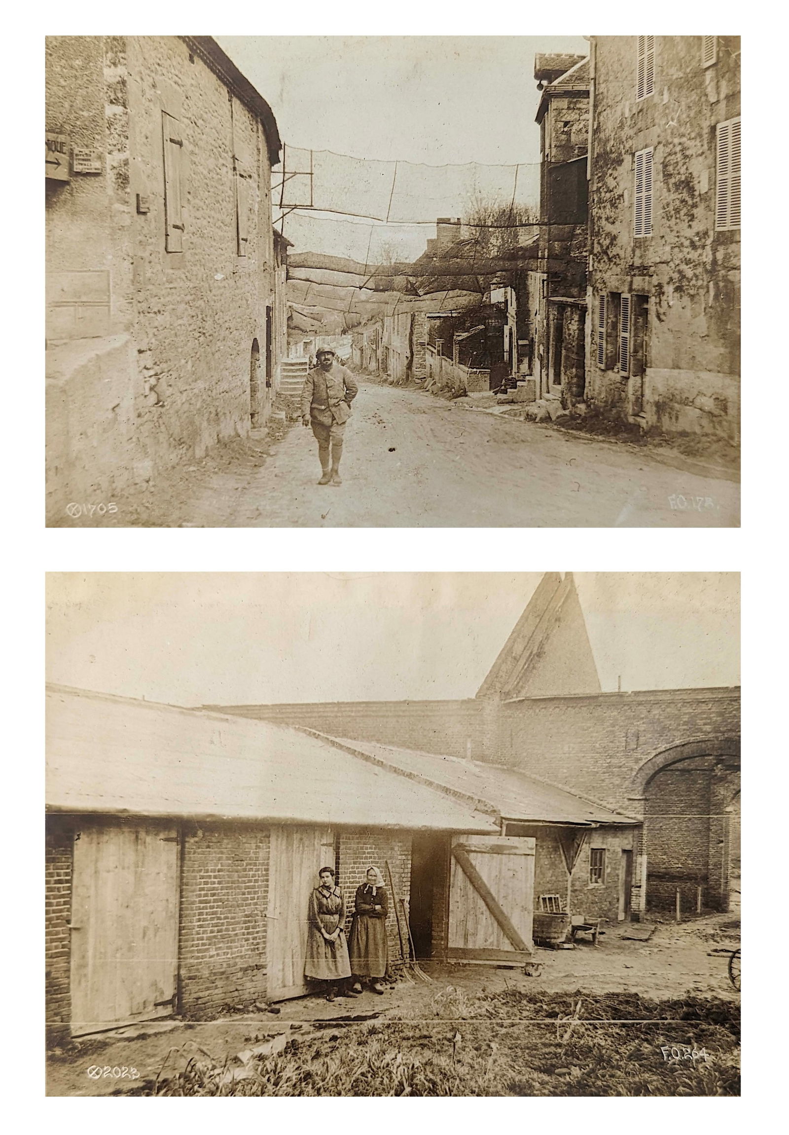 Vintage Pair Original Ca. 1910s Photos American Troops WWI: This lotincludes a scarce original pair of photographs and historical pair of original photographs of the allies troops during the WW1. Their provenance are from an antique album including original