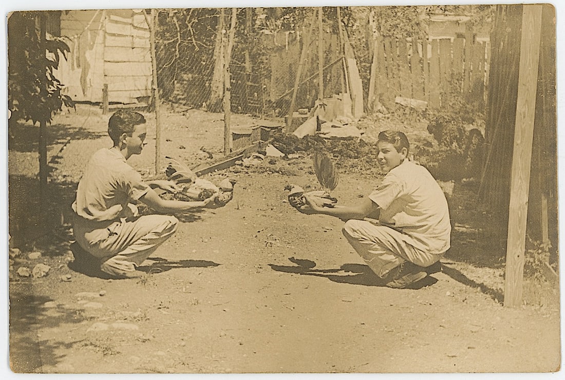 Vintage Rare Selected Ephemera ROOSTER FIGHTING: The provenance of this item is the forgotten (for many years) inventories of Artelisted. The dimensions are Approx. 5.5" x 3.5". This lot is located in Boca Raton, Fl and its shipment will be made dir