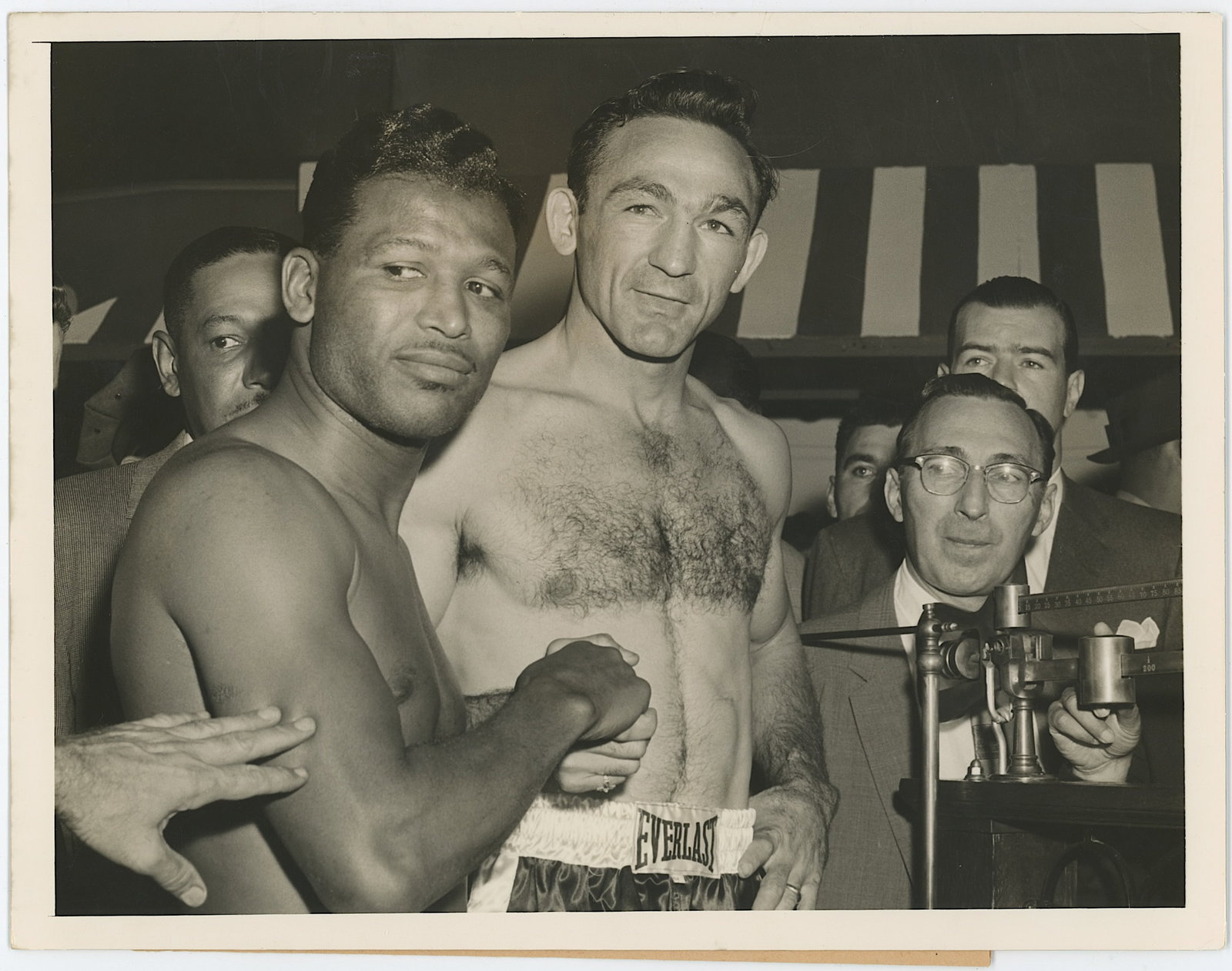 Vintage BOXING Photograph Ephemera Collectors Opportunity: The provenance of this item is the forgotten (for many years) inventories of Artelisted. Most of these findings are vintage postcards, tradecards and sports photographs. The regular size of a postcard
