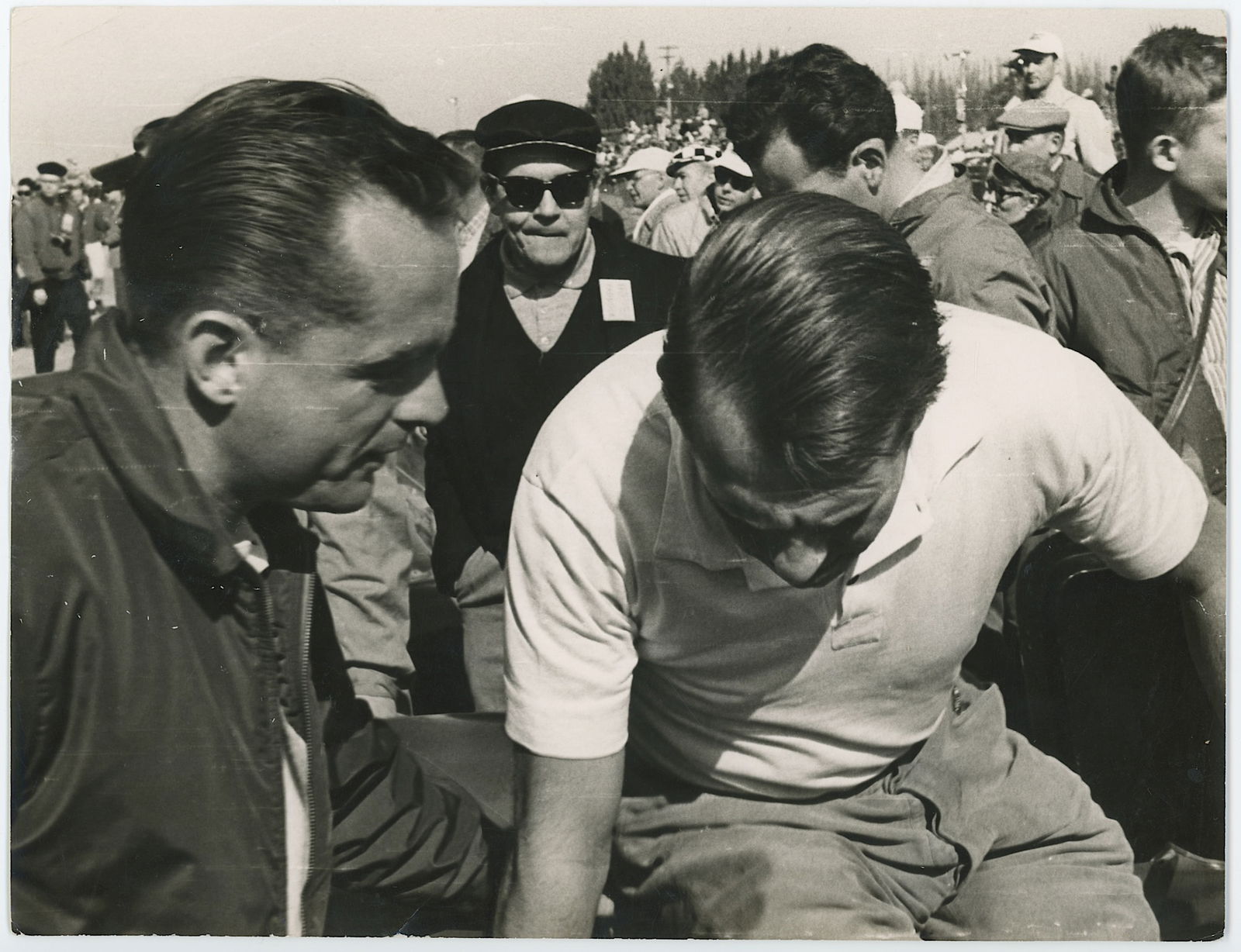 Vintage CAR RACING Photograph Ephemera Collectors Opportunity: The provenance of this item is the forgotten (for many years) inventories of Artelisted. Most of these findings are vintage postcards, tradecards and sports photographs. The regular size of a postcard