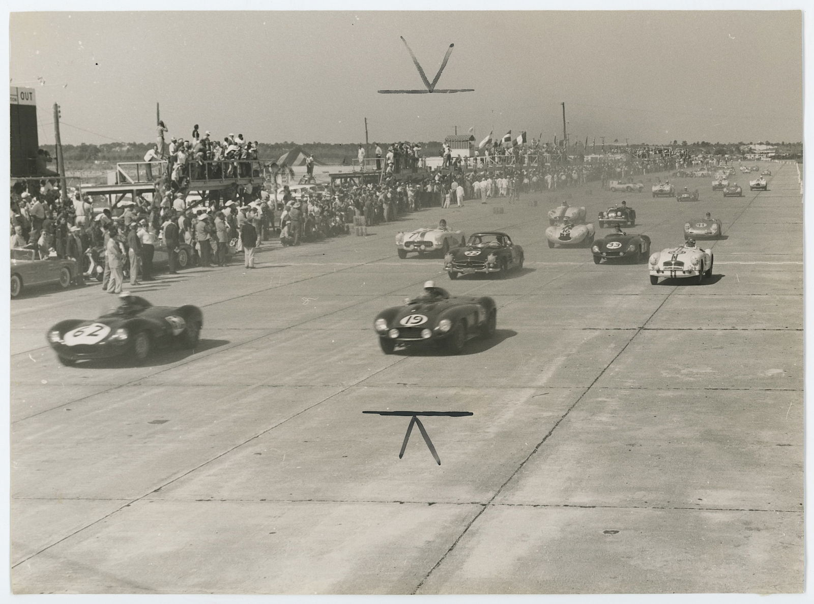 Vintage CAR RACING Photograph Ephemera Collectors Opportunity: The provenance of this item is the forgotten (for many years) inventories of Artelisted. Most of these findings are vintage postcards, tradecards and sports photographs. The regular size of a postcard