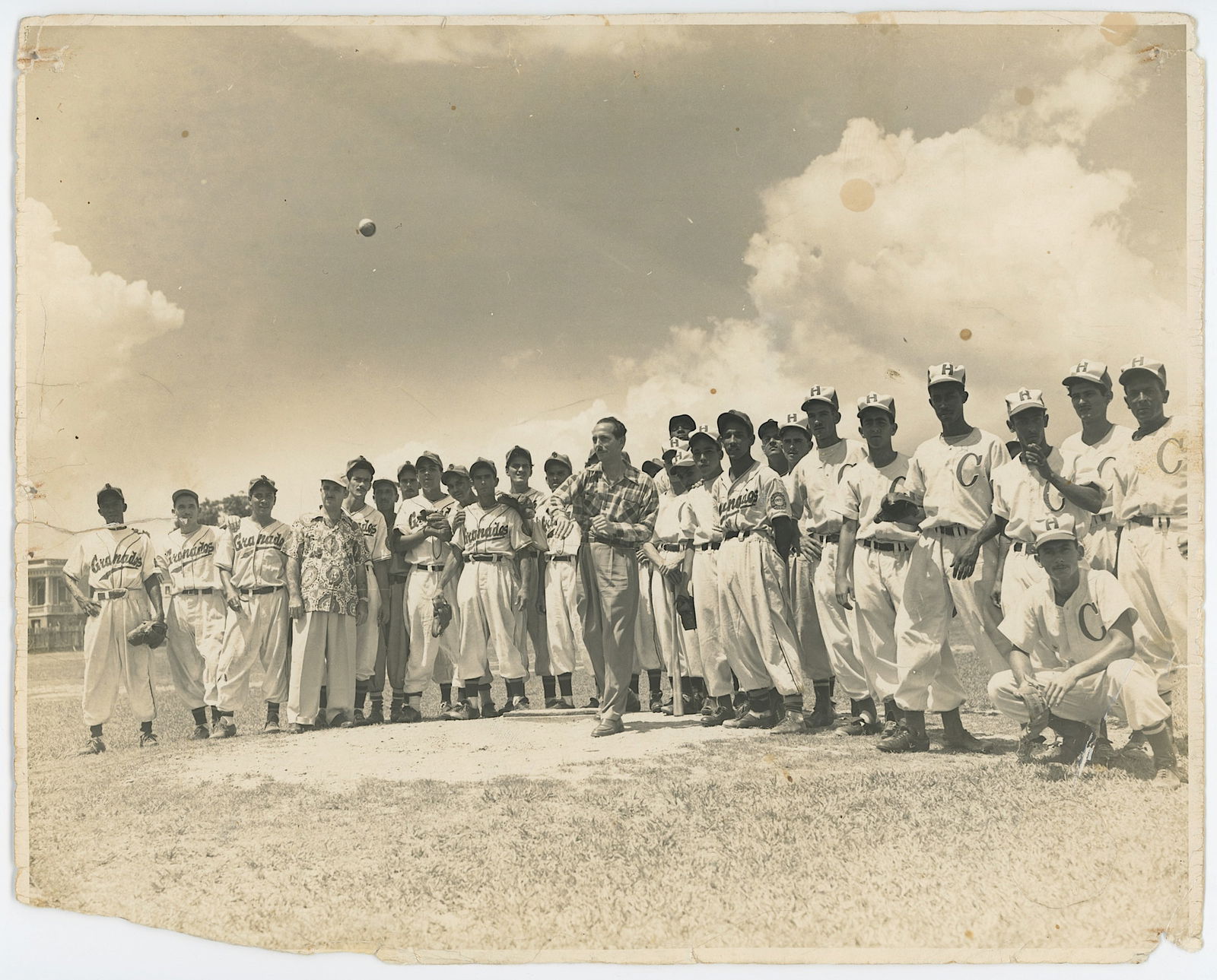 Vintage BASEBALL Photograph Ephemera Collectors Opportunity: The provenance of this item is the forgotten (for many years) inventories of Artelisted. Most of these findings are vintage postcards, tradecards and sports photographs. The regular size of a postcard