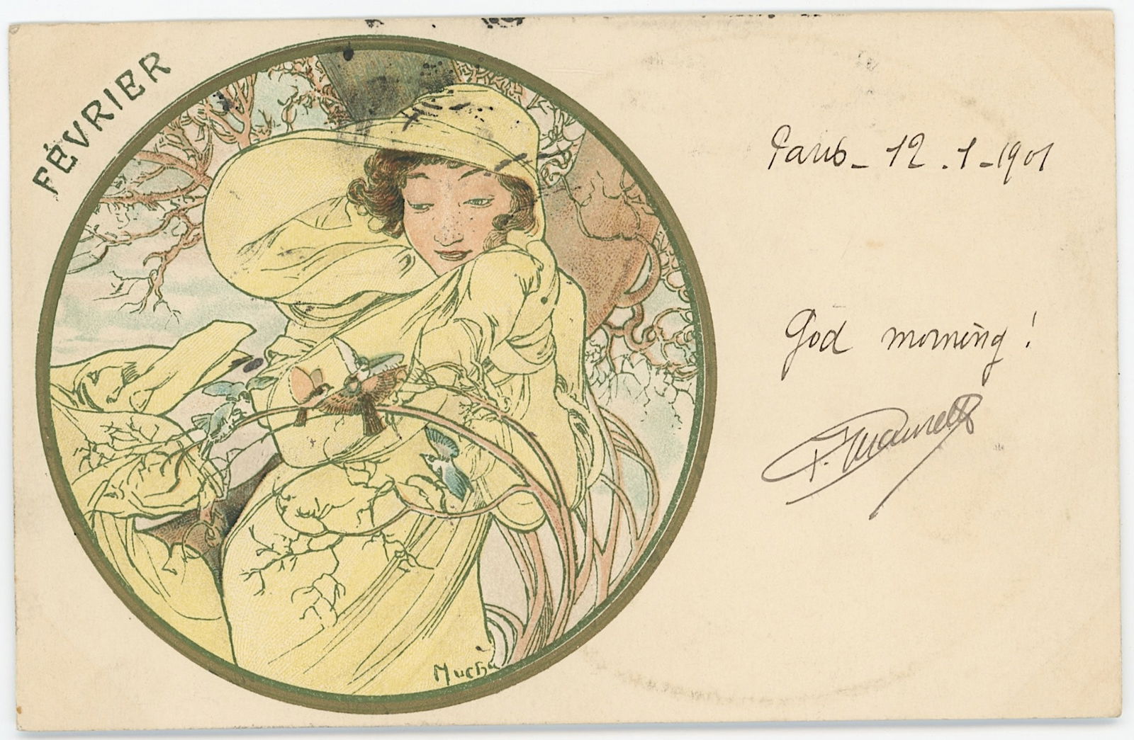 Vintage Rare Ephemera Collectors Opportunity ALPHONSE MUCHA (1 of 2)