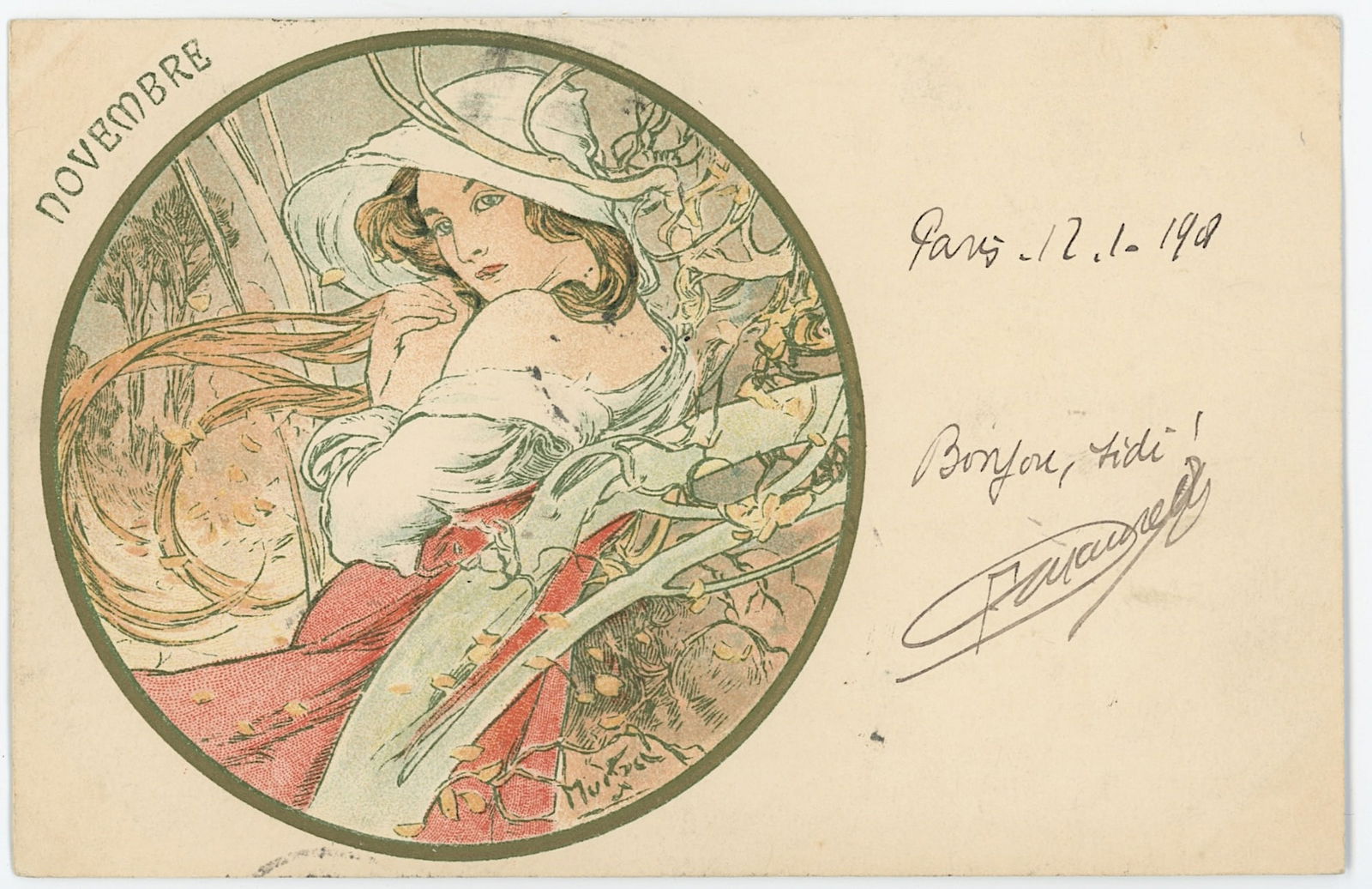 Vintage Rare Ephemera Collectors Opportunity ALPHONSE MUCHA (1 of 2)