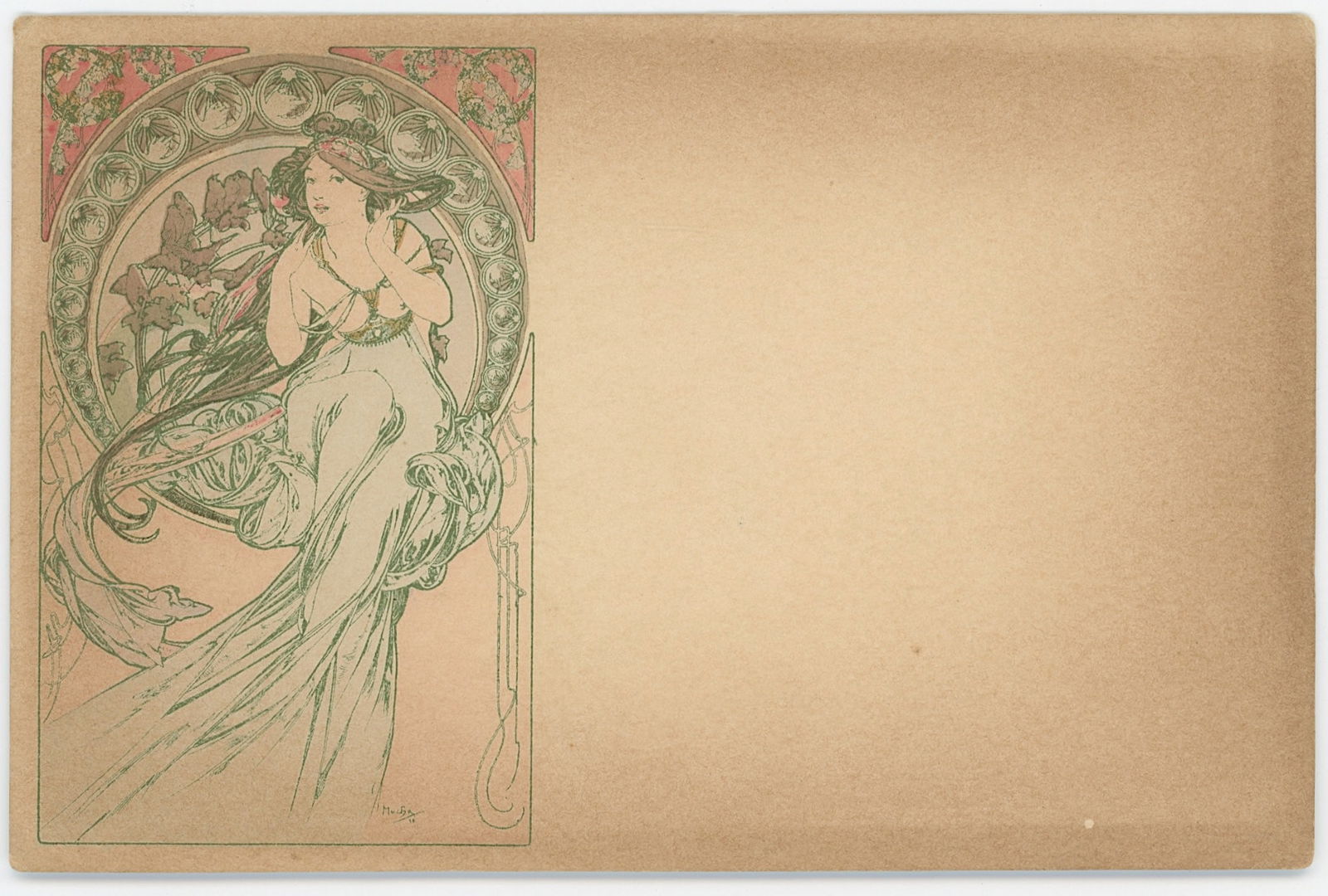 Vintage Rare Ephemera Collectors Opportunity ALPHONSE MUCHA (1 of 2)