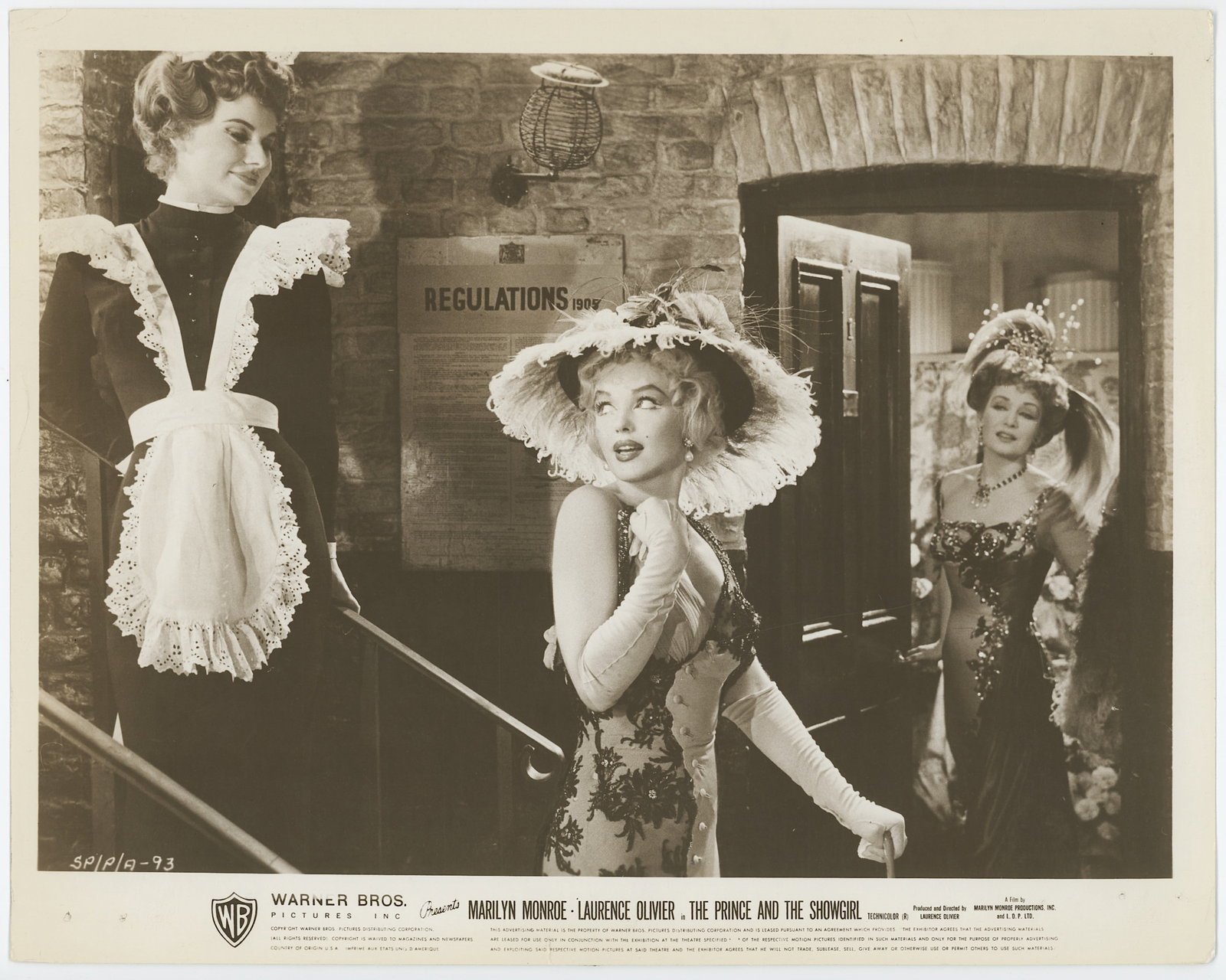 Warner Bros. MARILYN MONROE in The Prince and the Showgirl, 1960: Warner Bros. MARILYN MONROE in The Prince and the Showgirl, 1960 The dimensions are Approx. 10" x 8". We have included quality images to show it's actual condition. This lot is located in Boca Raton,