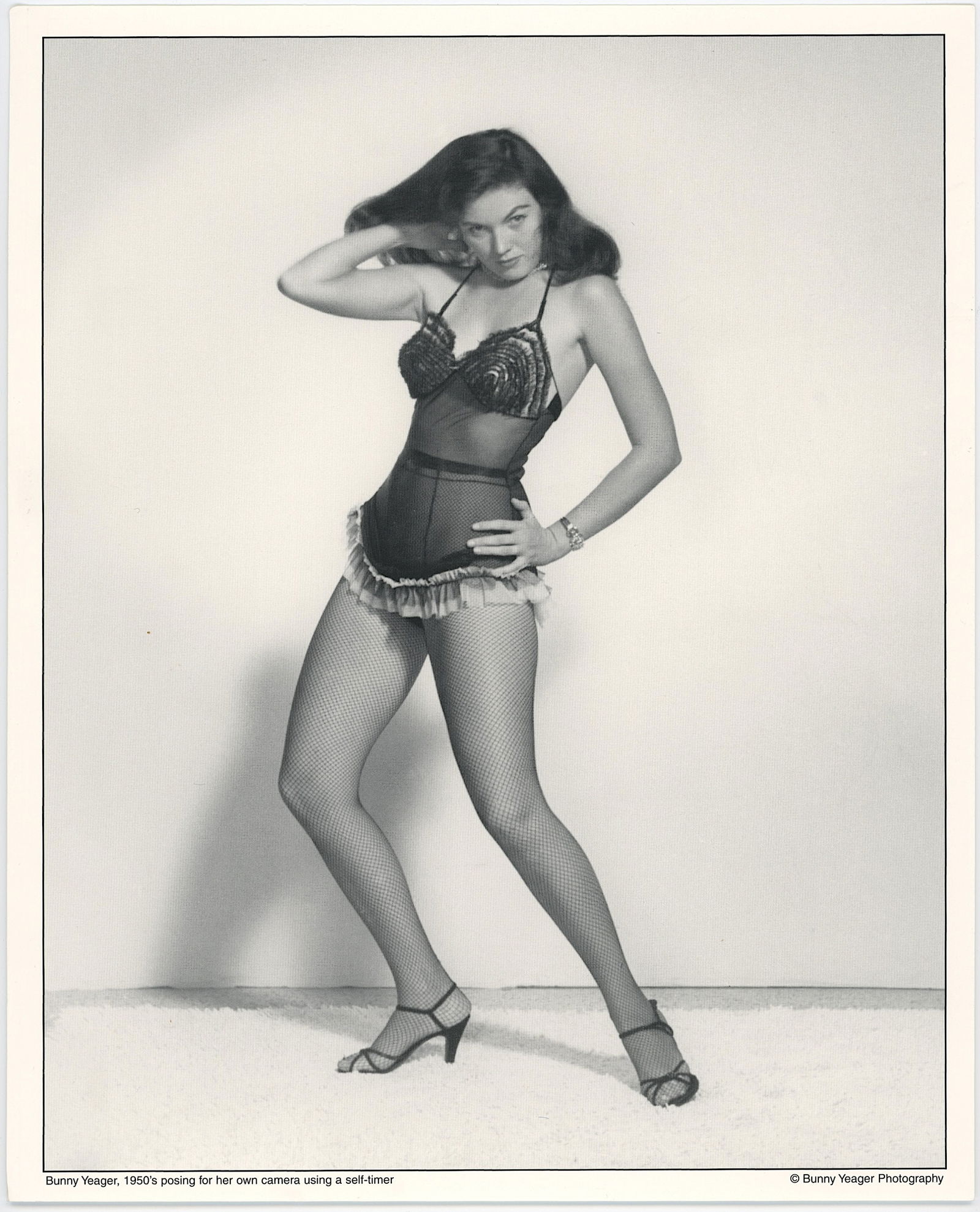 BUNNY YEAGER Vintage Pin Up Litho Model DIANA WEBBER (1 of 1)