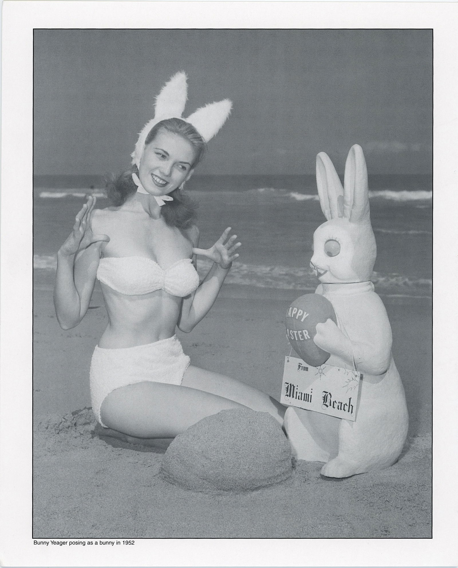 BUNNY YEAGER Vintage Pin Up Litho Model SELF PORTRAIT (1 of 1)