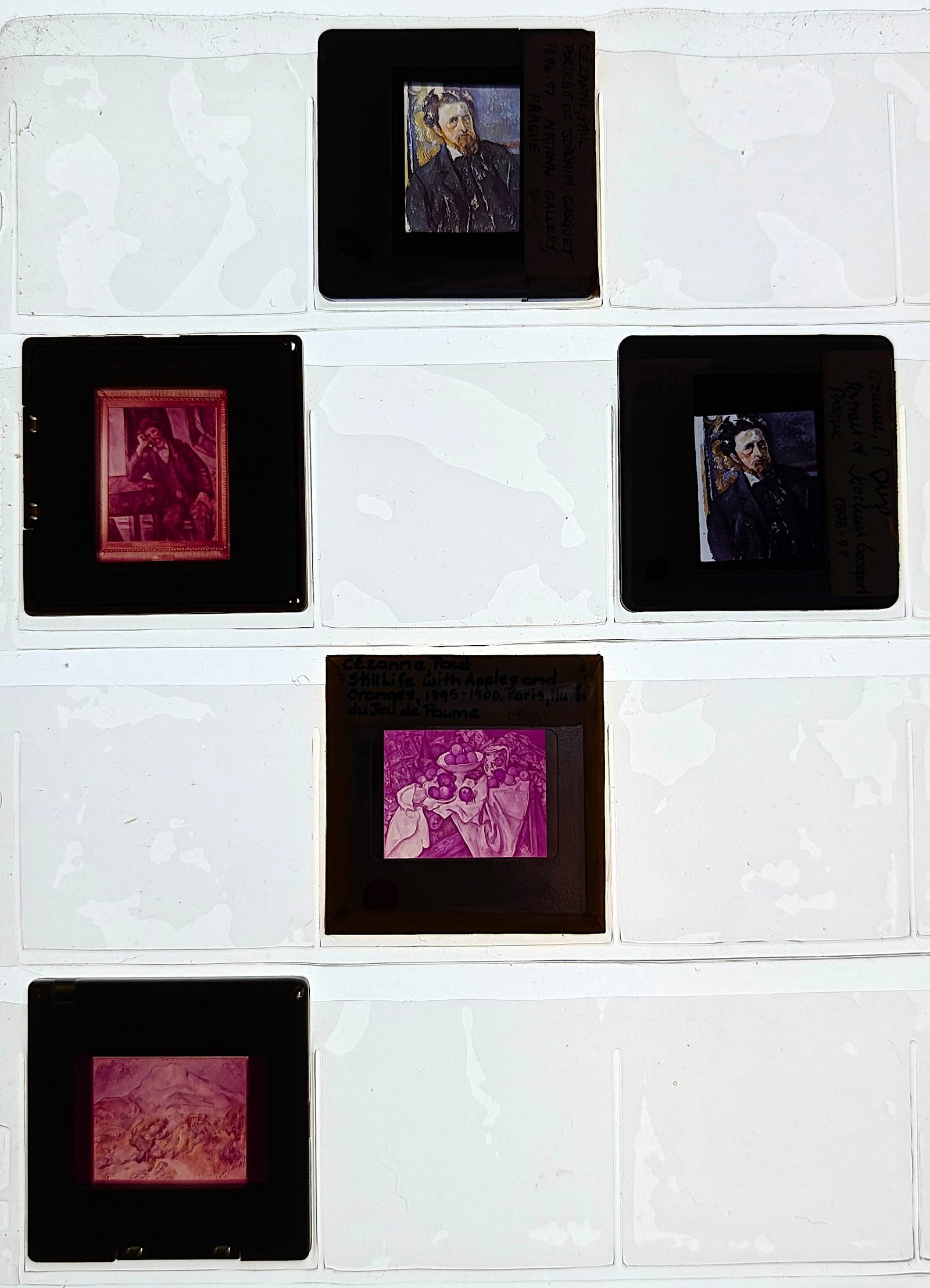 Post War Art Set of Original 20th C. Set 35mm Slides CEZANNE (1 of 2)