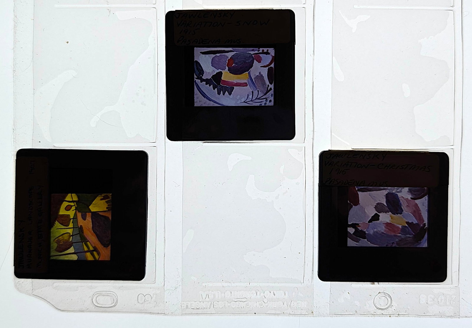 Post War Art Set of Original 20th C. Set 35mm Slides JAWLENSKY (1 of 2)