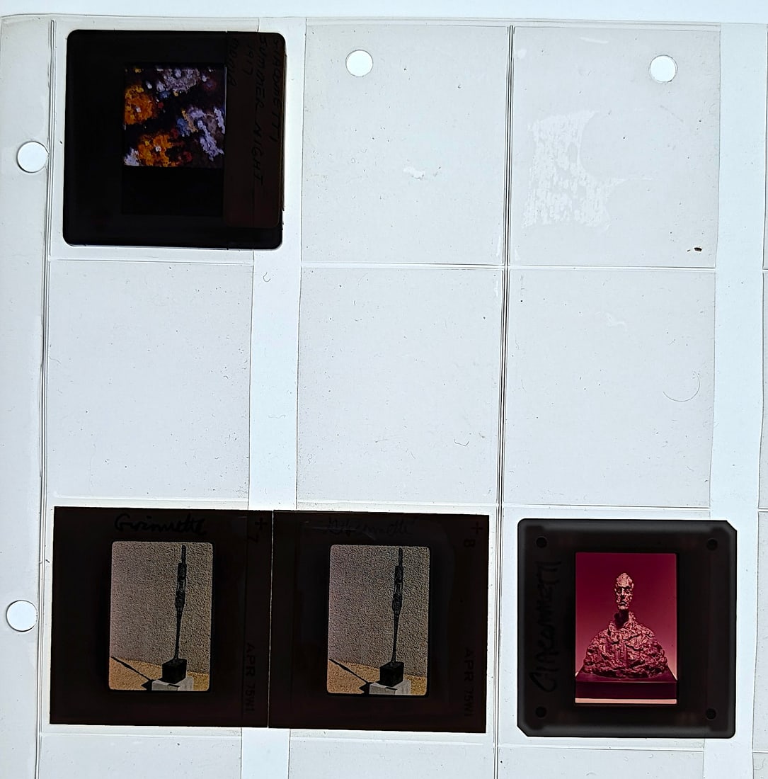 Post War Art Set of Original 20th C. Set 35mm Slides GIACOMMETTI (1 of 2)