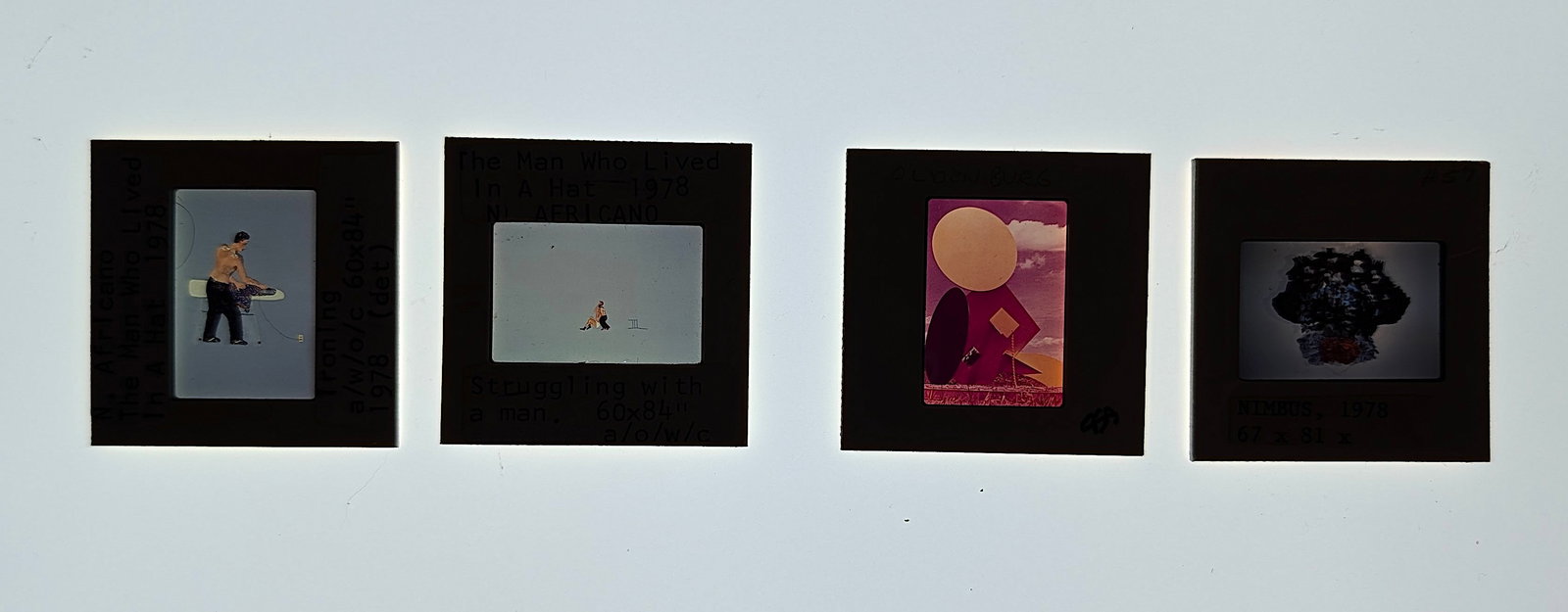 Post War Art Set of Original 20th C. Set 35mm Slides VARIOUS ARTIST: The provenance of this lot is from the estate/archives of Mr. Ira Licht (1938-2023). Mr. Licht was a former director of UM's Lowe Art Museum. He was educated in Columbia College in art history. He was