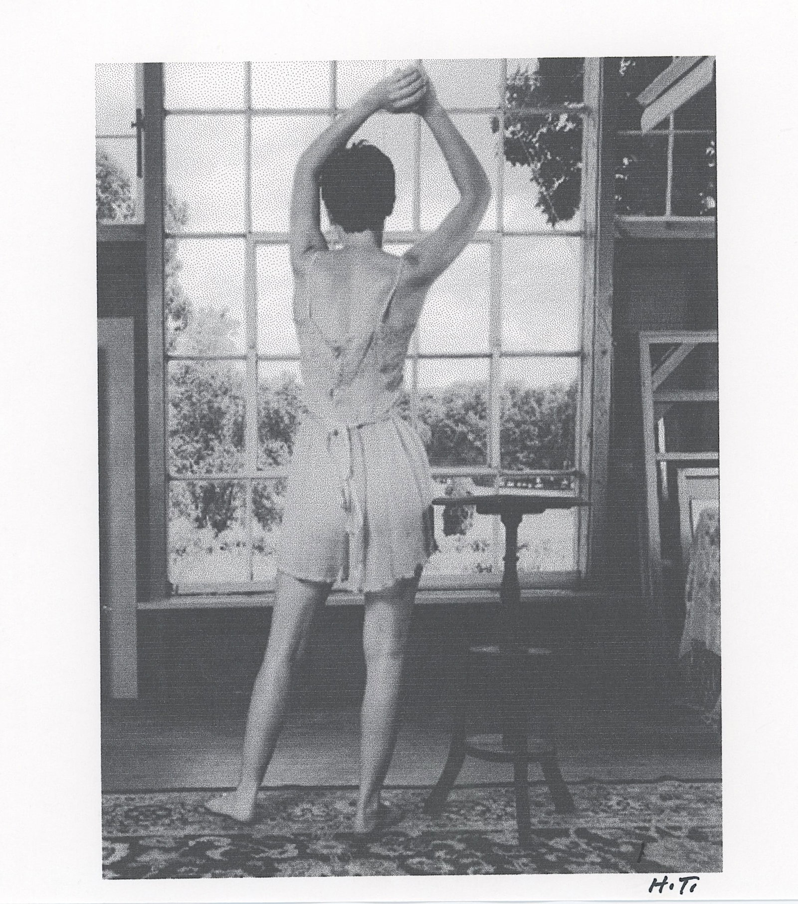 HARRIET TANNIN (1929-2009) Original Digital Print Hand Signed: Original digital print, hand signed with initials and from the archives of the artist Harriet Tannin. Harriet Tannin, photographer, painter, sculptor, political activist, writer and lecturer was born