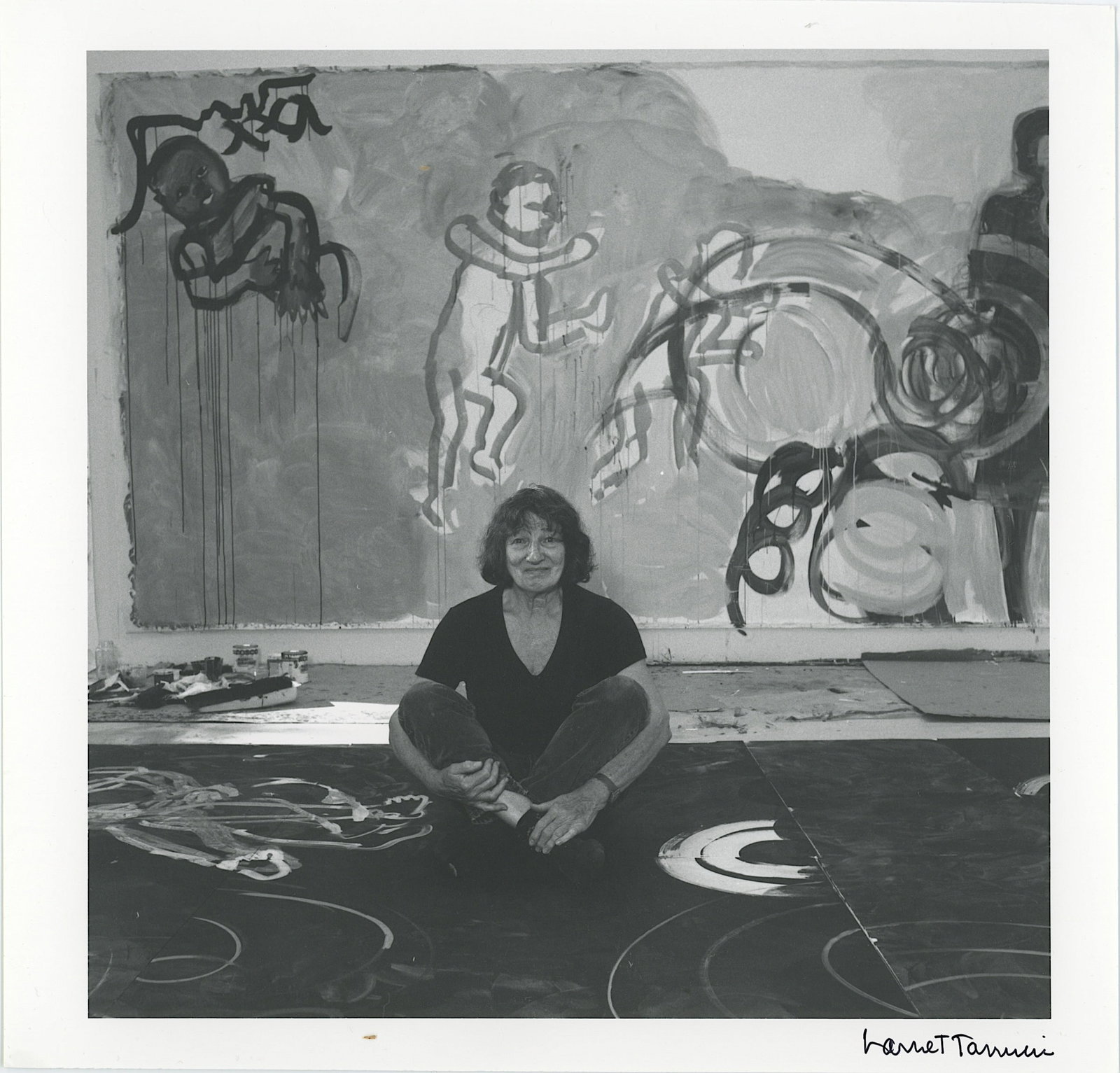 HARRIET TANNIN (1929-2009) Original Gelatin Photo Signed: Original gelatine photo, hand signed and from the archives of the artist Harriet Tannin. Harriet Tannin, photographer, painter, sculptor, political activist, writer and lecturer was born April 26, 192