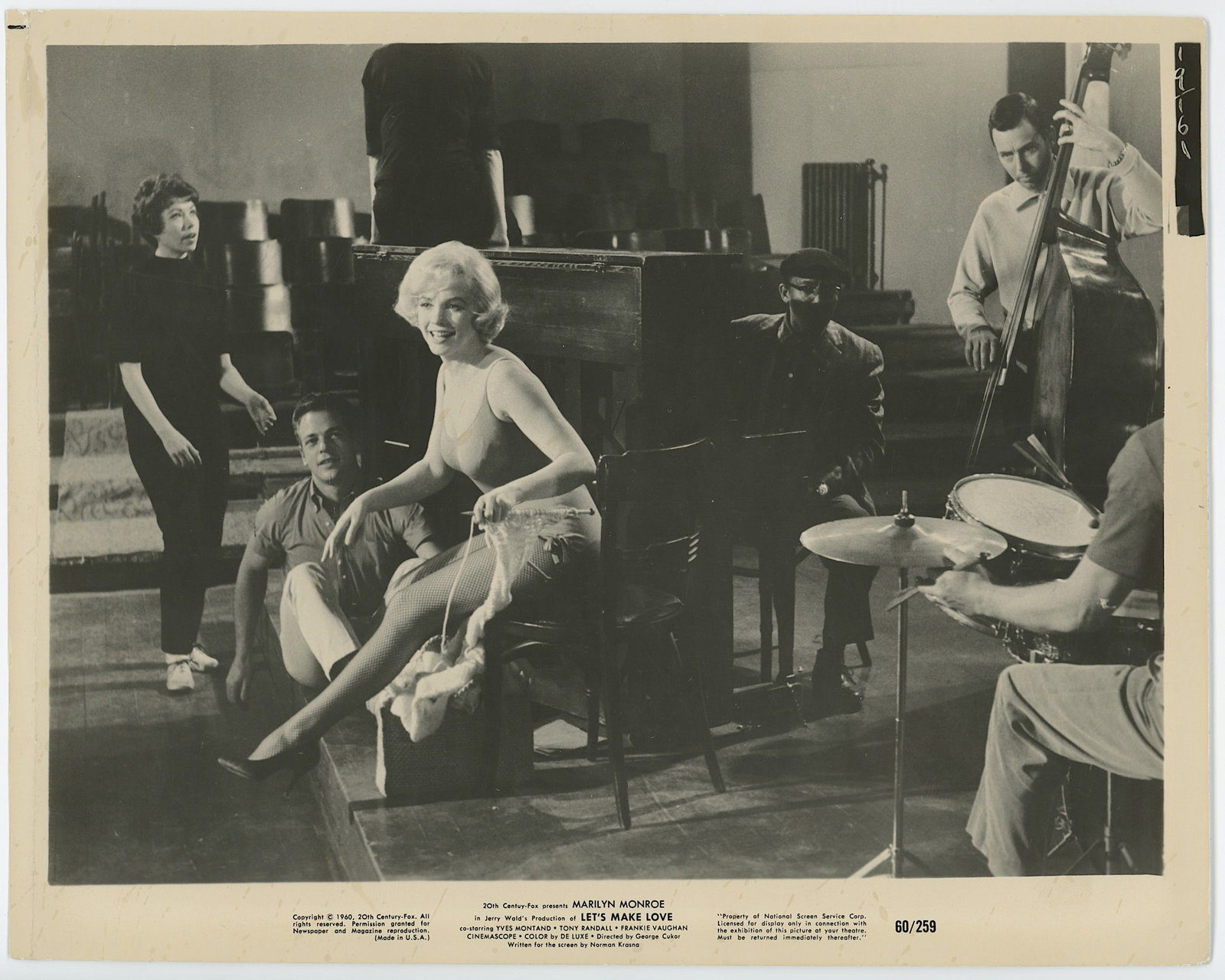 20th Century Fox MARILYN MONROE Let's Make Love 1960: 20th Century Fox MARILYN MONROE "Let's Make Love" 1960. The dimensions are Approx. 10" x 8". All the items purchased through Artelisted must be shipped. We no longer offer or accept local pick-ups for