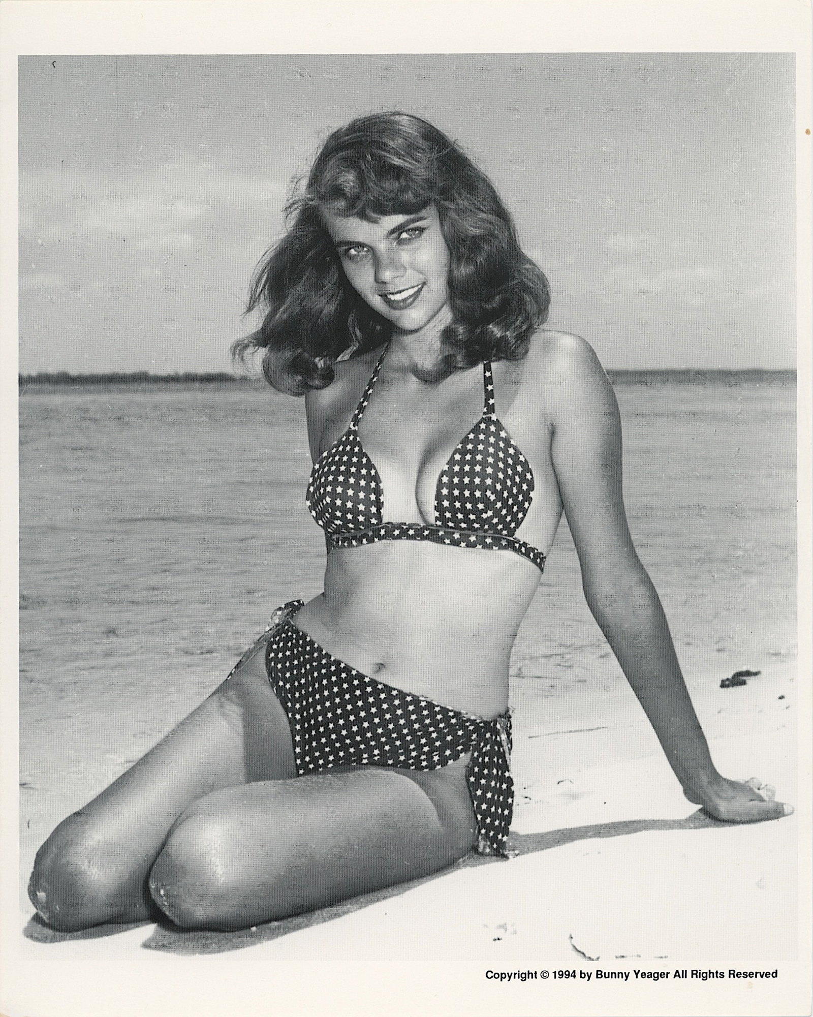 Vintage Litho Pin Up Model Archives BUNNY YEAGER: This lot is consigned by a collector in RI. The provenance is from Bunny Yeager's estate/archives. Linnea Eleanor "Bunny" Yeager (March 13, 1929 - May 24, 2014) was an American photographer and pin-up