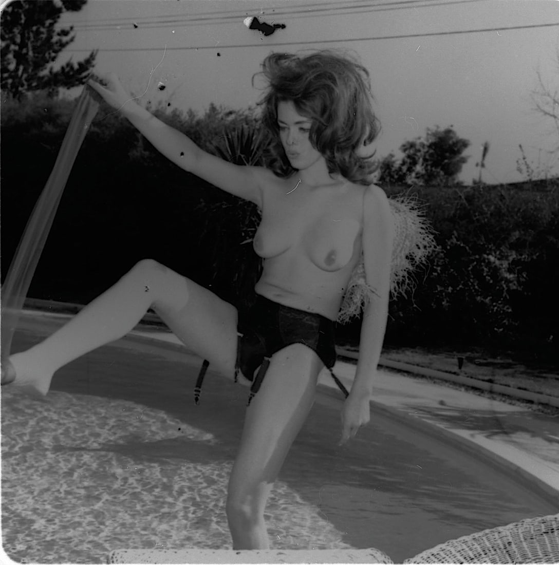 Vintage 20th C. Negative Film Pin Up Woman Nude: Provenance from a Professional American photographer and collector during the last 50 years in Los Angeles, CA. The dimensions are Approx. 2.75" x 2.75". All the items purchased through Artelisted mus