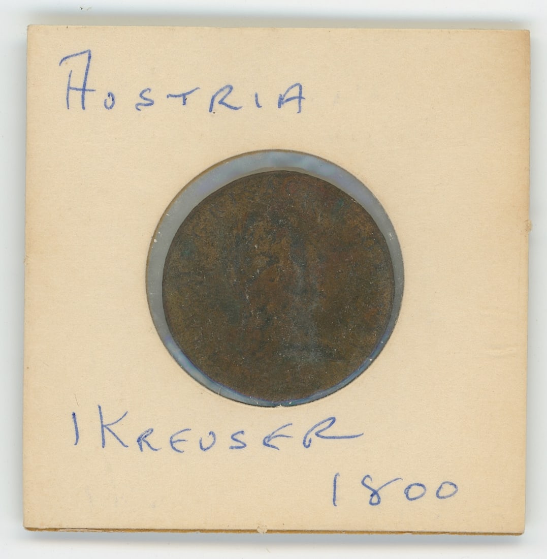 Austria 1 Kreuser 1800 Scarce Coin Collectible Opp.: The provenance of this coin is from the estate of a deceased collector in South Florida THIS IS A RESERVE AUCTION, and the final price will include a Buyer?s Premium. Please, view our full terms and c