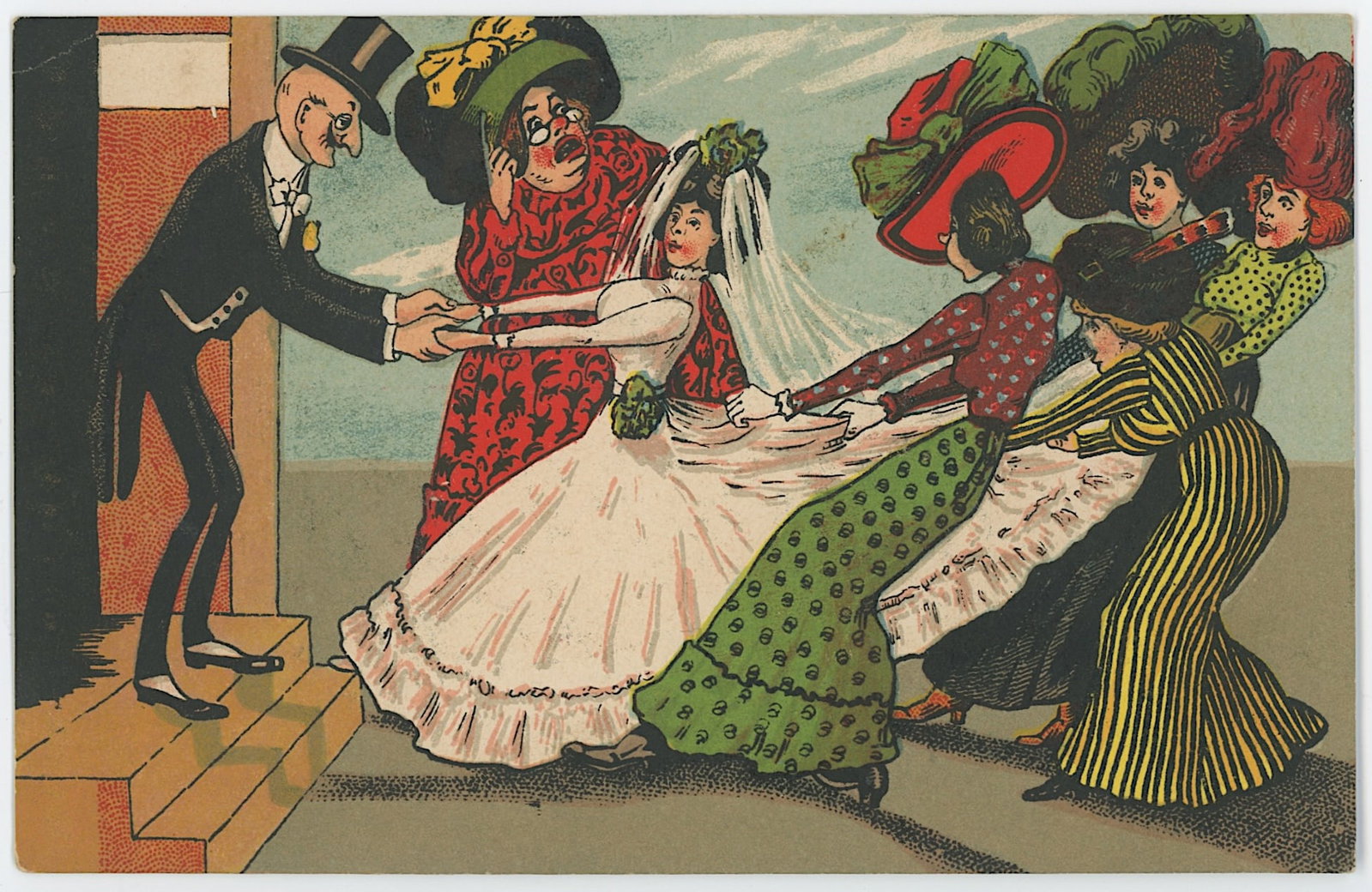 Vintage Rare Ephemera Collectors Opp. Humorous: The provenance of this item is the forgotten (for many years) inventories of Artelisted. Most of these findings are vintage postcards and/or tradecards. The regular size of a postcard/tradecard is app