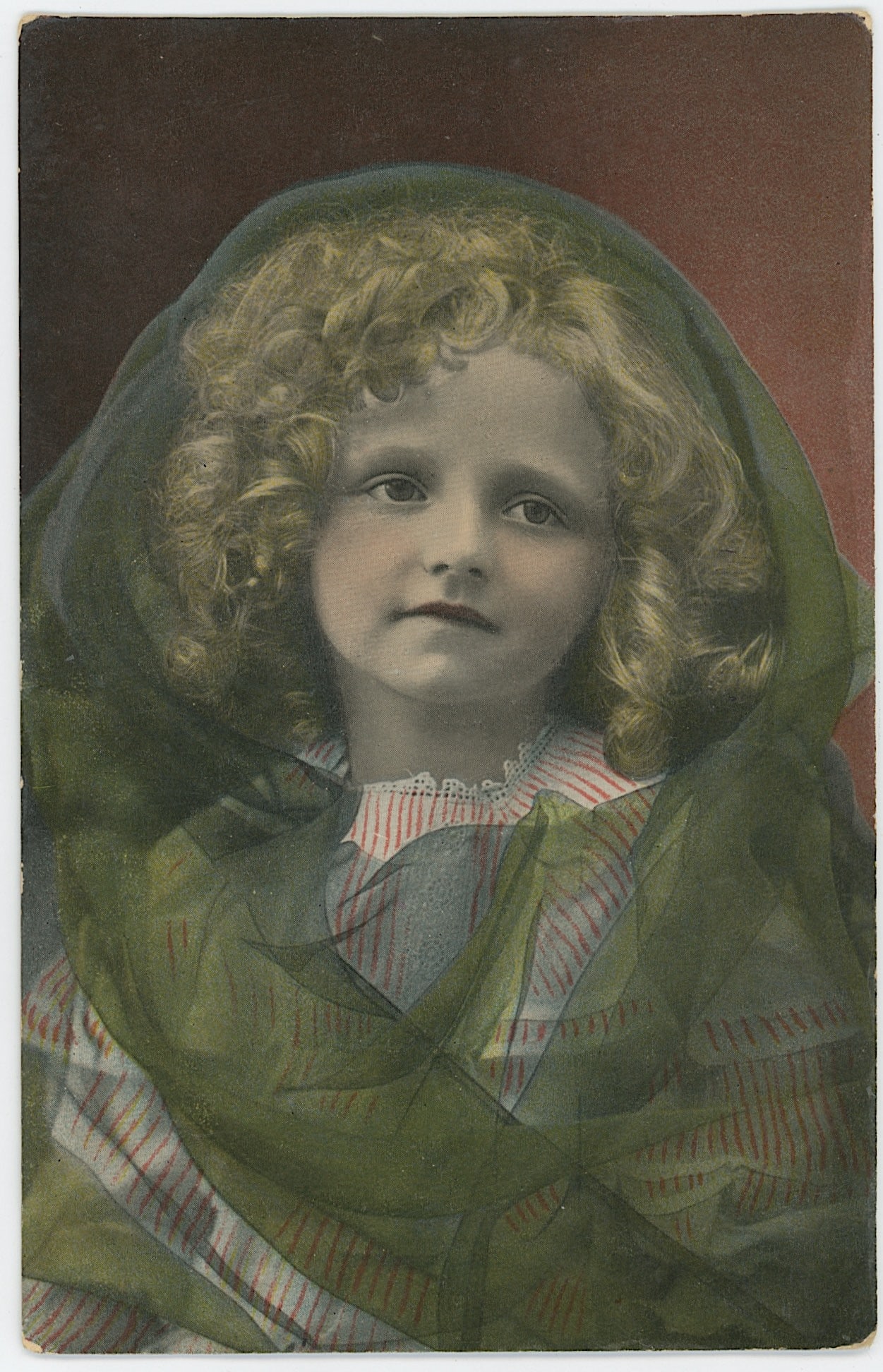 Vintage Rare Ephemera Collectors Opp. Portrait: The provenance of this item is the forgotten (for many years) inventories of Artelisted. Most of these findings are vintage postcards and/or tradecards. The regular size of a postcard/tradecard is app