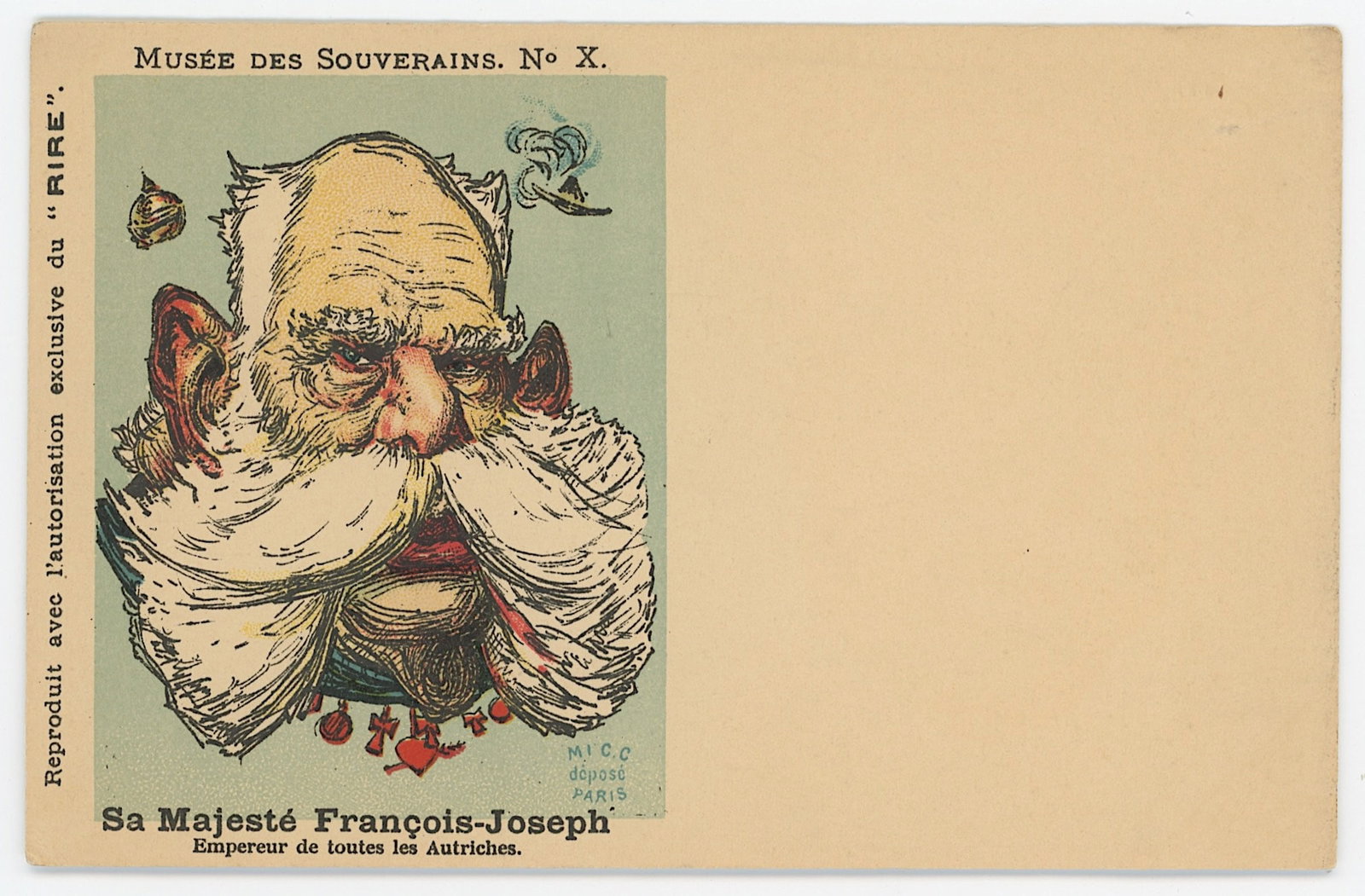 Vintage Rare Ephemera Collectors Opp. WWI Caricature (1 of 2)