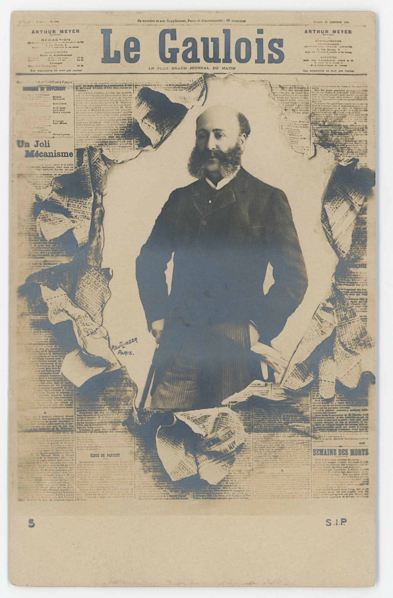 Vintage Rare Ephemera Collectors Opp. Belle Epoque: The provenance of this item is the forgotten (for many years) inventories of Artelisted. Most of these findings are vintage postcards and/or tradecards. The regular size of a postcard/tradecard is app