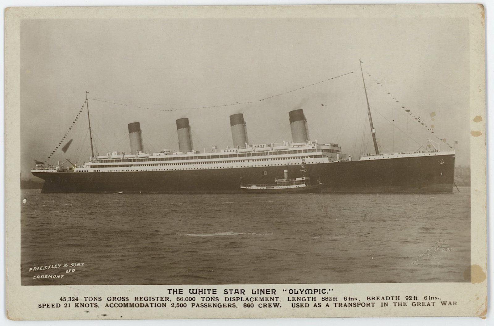 Vintage Rare Ephemera Collectors Opp. Star Liner: The provenance of this item is the forgotten (for many years) inventories of Artelisted. Most of these findings are vintage postcards and/or tradecards. The regular size of a postcard/tradecard is app