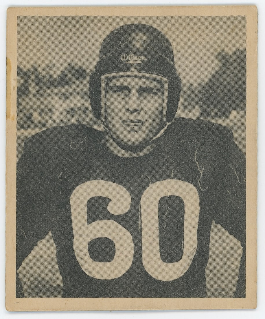1948 Bowman Football #85 William Gray, Jr.: The provenance of this item is the forgotten (for many years) inventories of Artelisted. THIS IS A RESERVE AUCTION, and the final price will include a Buyer?s Premium. Please, view our full terms and 