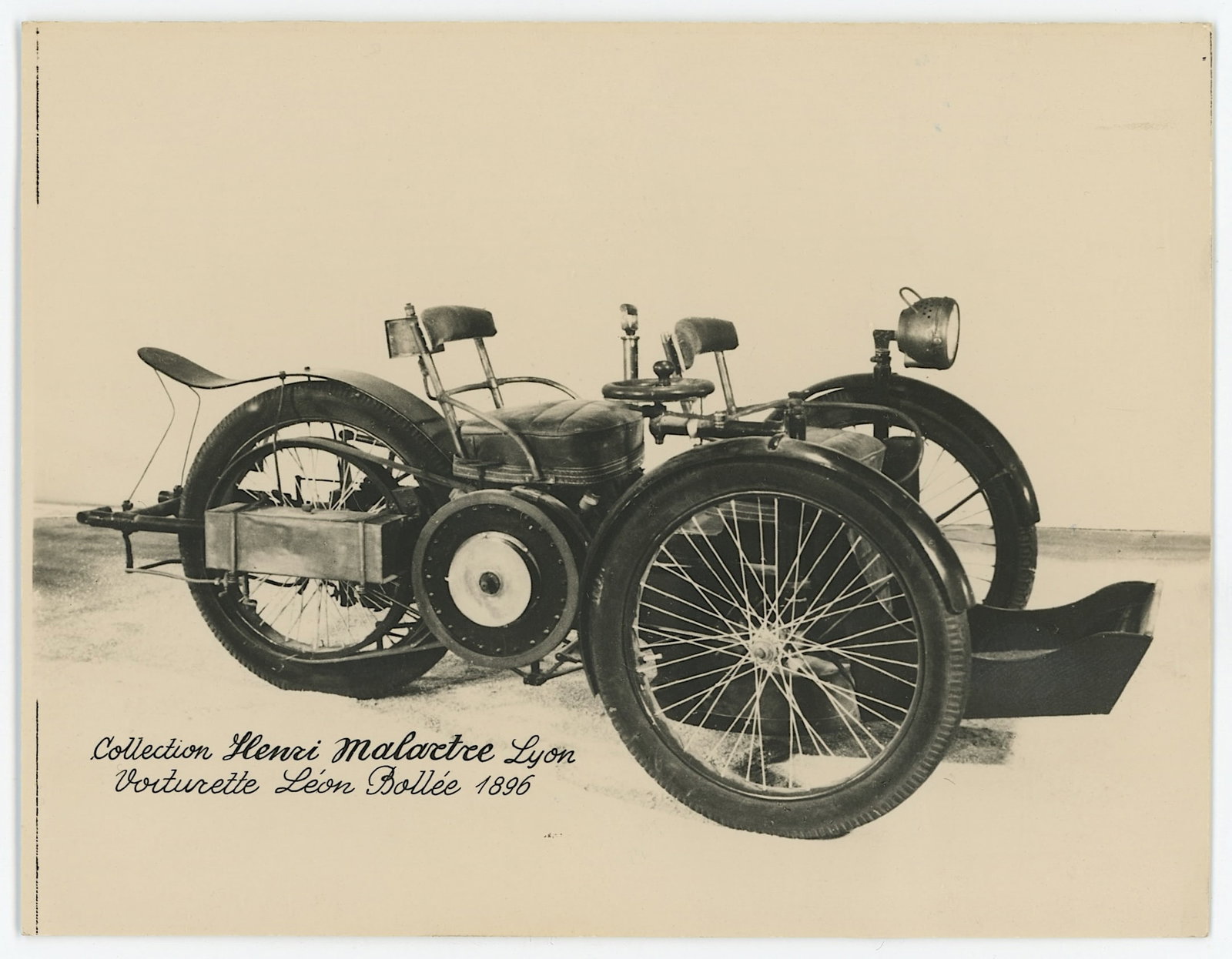 Vintage Photo Musee Francais de L'automobile Lyon: The provenance of this item is the forgotten (for many years) inventories of Artelisted. The dimensions are Approx. 4" x 5.25". THIS IS A RESERVE AUCTION, and the final price will include a Buyer?s Pr