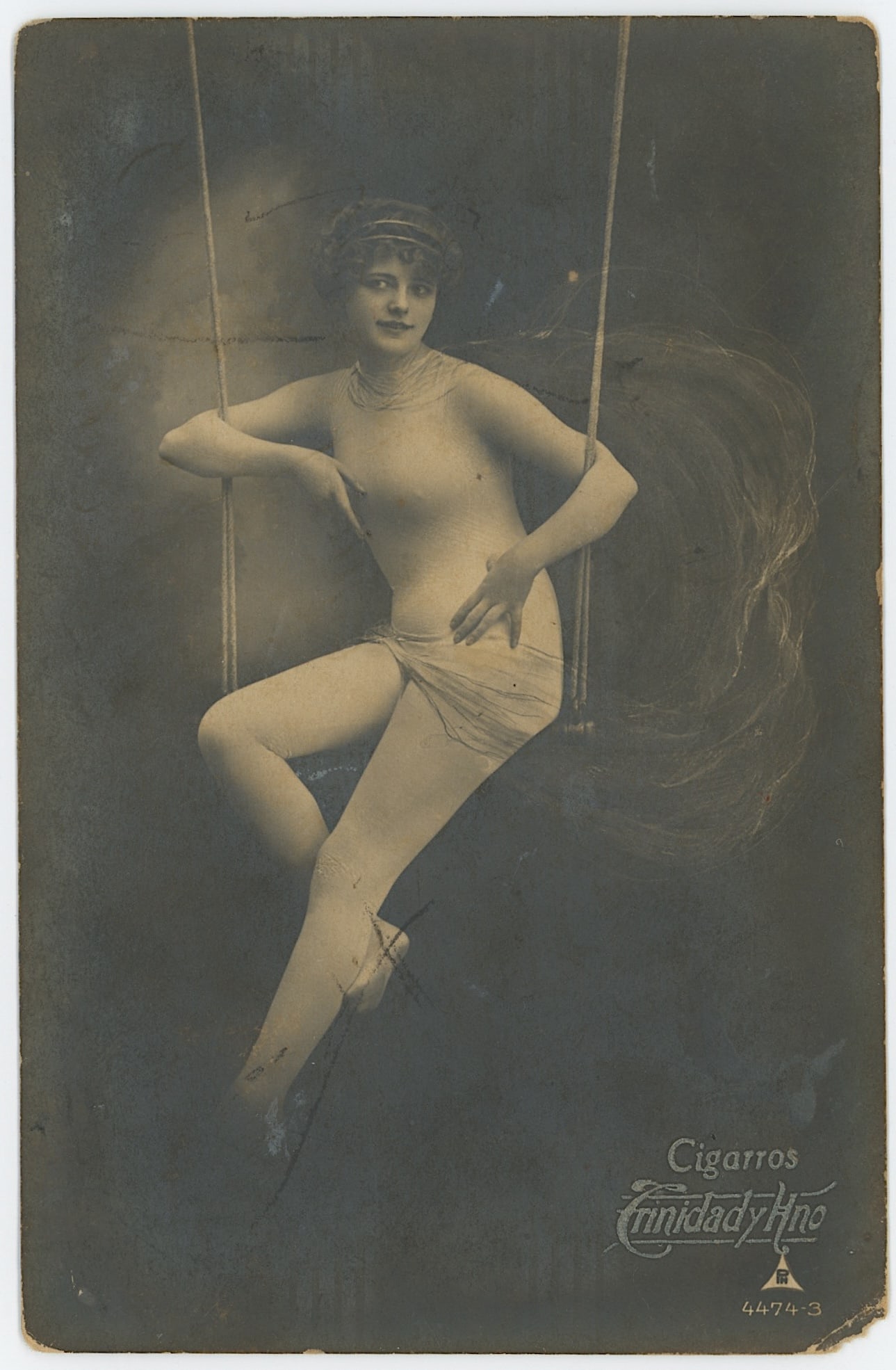 Antique Scarce Original 1910s RPPC Nude Girl Paris: The provenance of this item is the forgotten (for many years) inventories of Artelisted. The diemnsions are Approx. 5.25" x 3.3". THIS IS A RESERVE AUCTION, and the final price will include a Buyer?s 