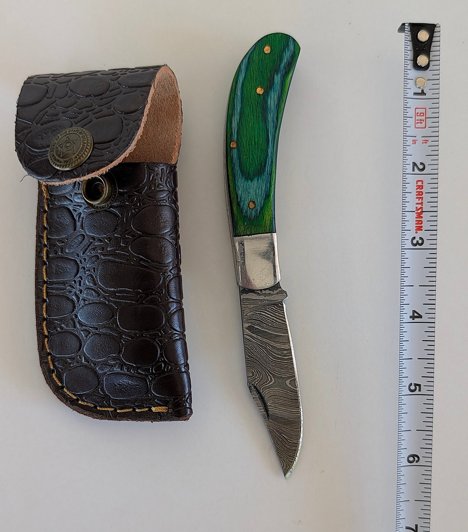 Handcrafted Heirloom Damaskus Steel Knife Blade (1 of 1)