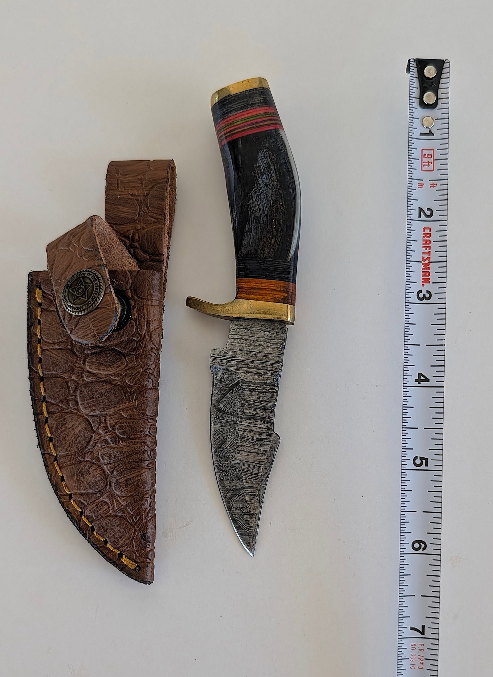 Handcrafted Heirloom Damaskus Steel Knife Blade (1 of 1)