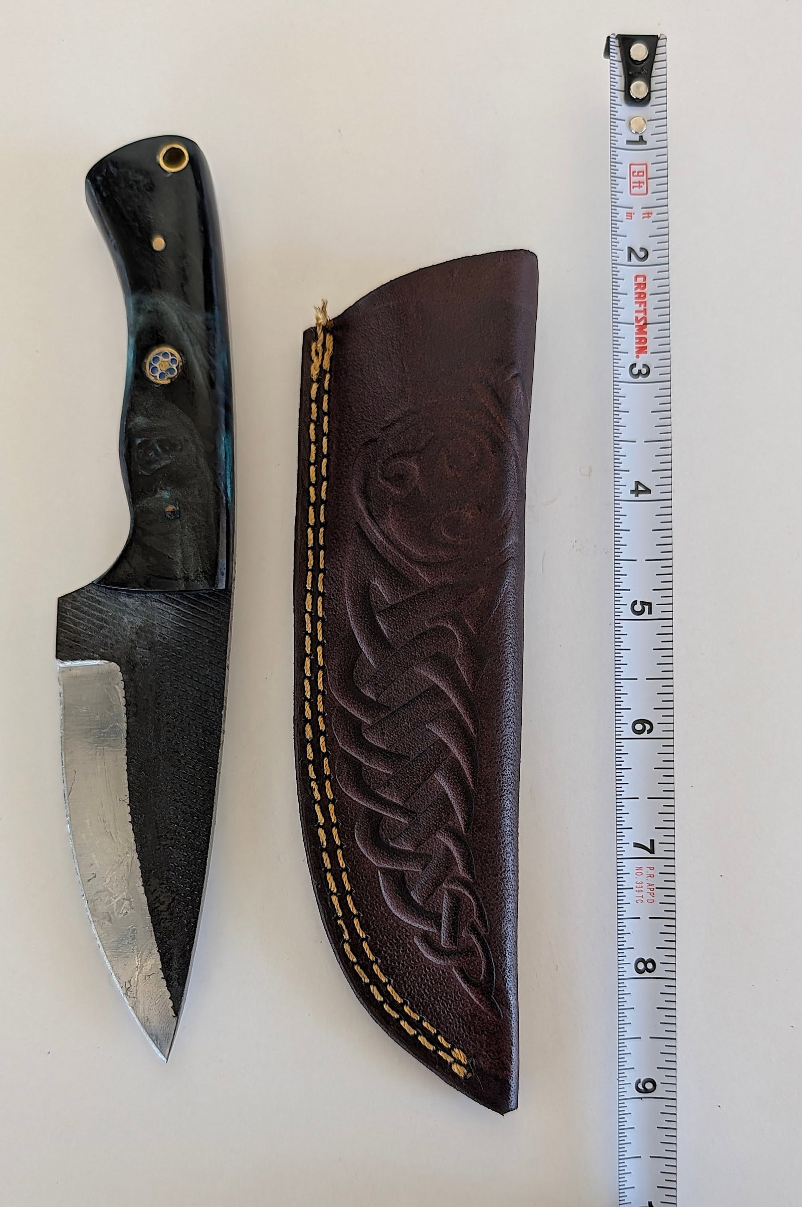 Handcrafted Heirloom Damaskus Steel Knife Blade (1 of 1)