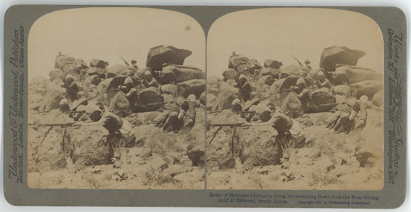 Antique Scarce Real Photo South Africa: The provenance of this item is the forgotten (for many years) inventories of Artelisted. The stereoviews constitute wonderful testimonies of past time that tend to be unique. They were highly selected